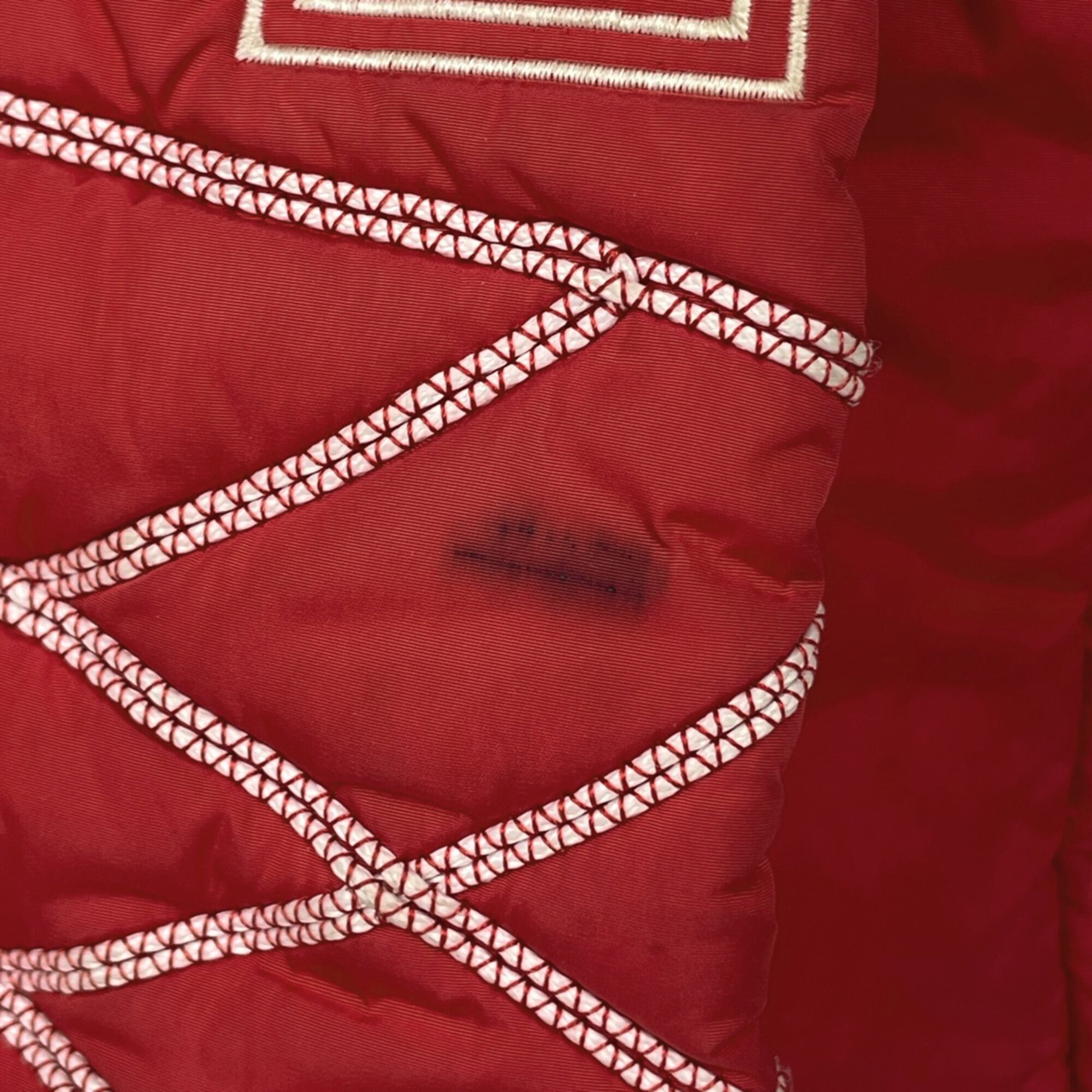 Chanel Red Color Nylon Shoulder Bag (Pre-Owned)