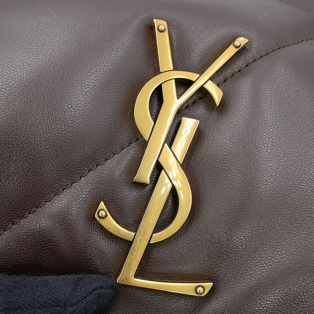 Yves Saint Laurent Gold Leather Shoulder Bag (Pre-Owned)