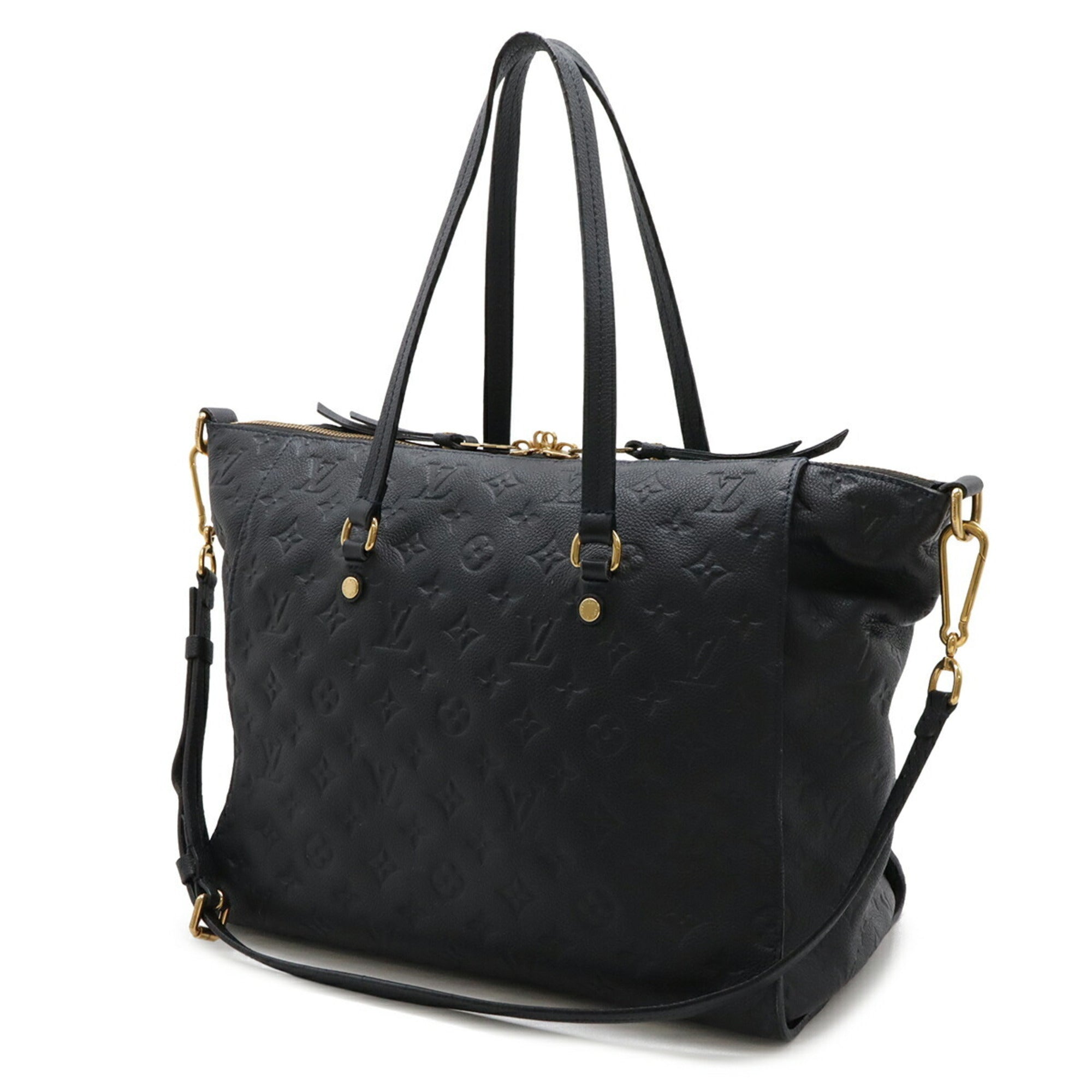 Louis Vuitton Infini Navy Monogram Empreinte Shoulder Bag Tote Bag (Pre-Owned)