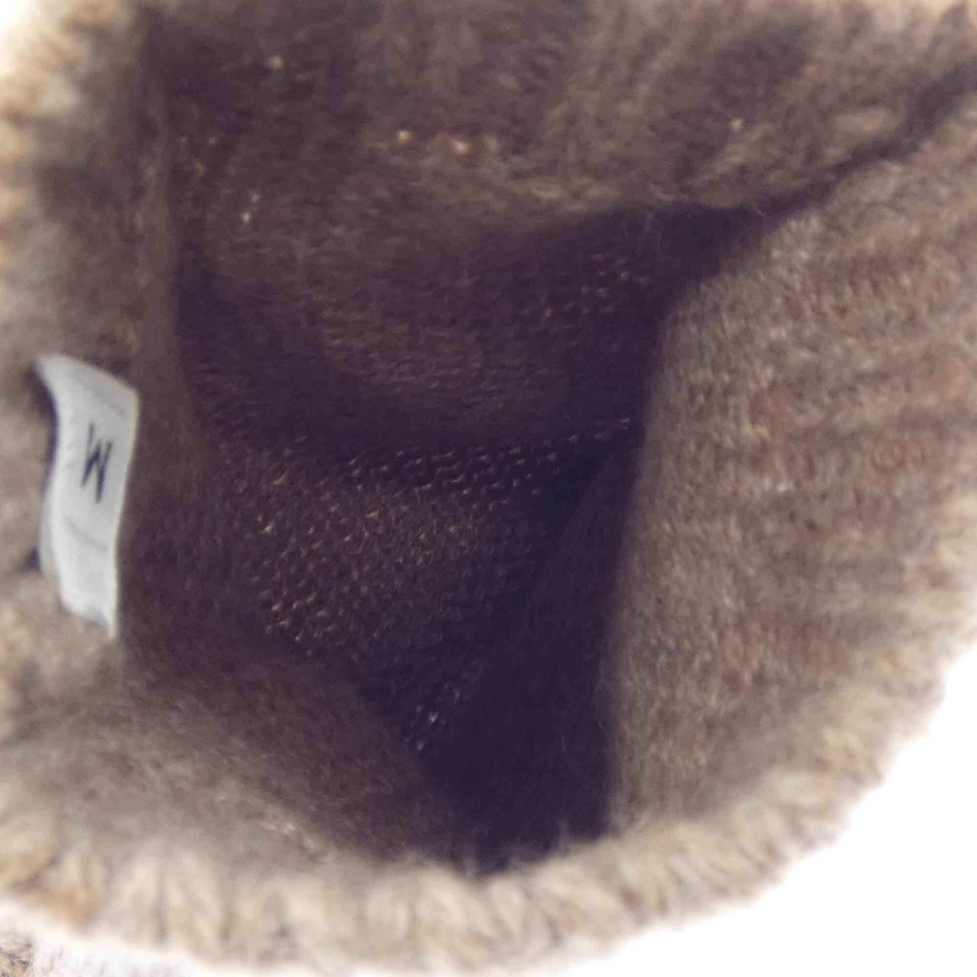 Hermes Brown Cashmere Mittens (Pre-Owned)