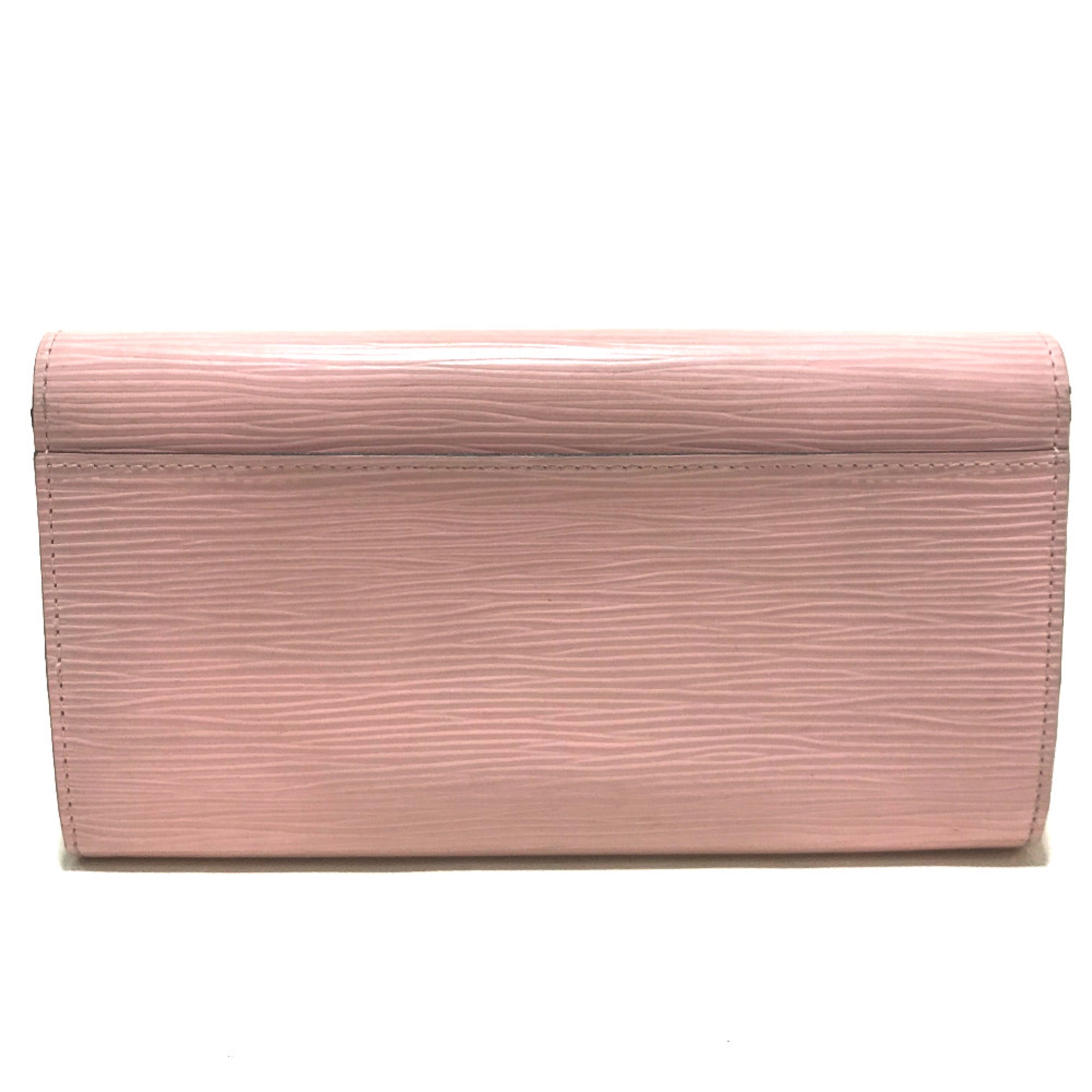 Louis Vuitton Pink Leather Wallet (Bi-Fold) (Pre-Owned)