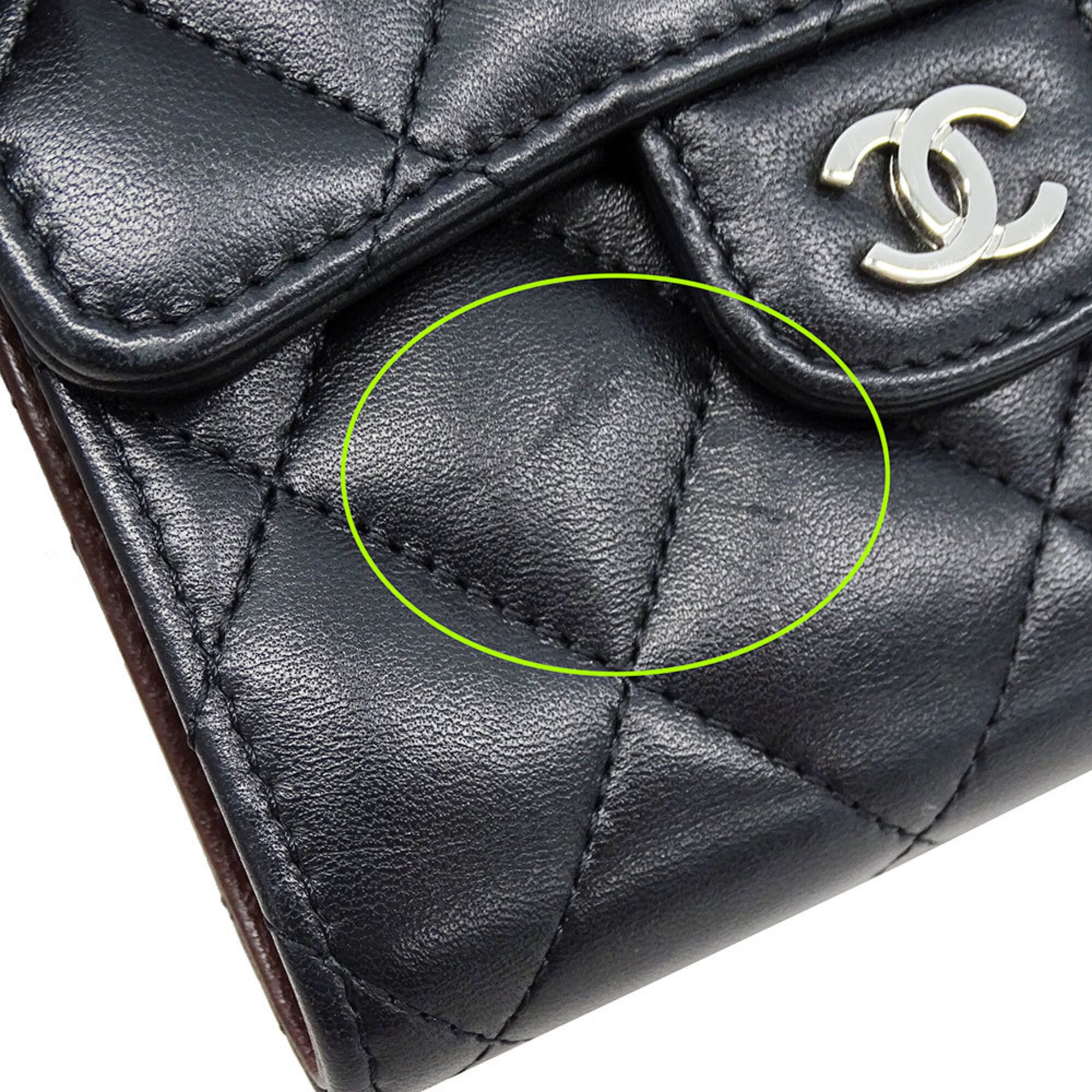 Chanel Black Wallet (Tri-Fold) (Pre-Owned)