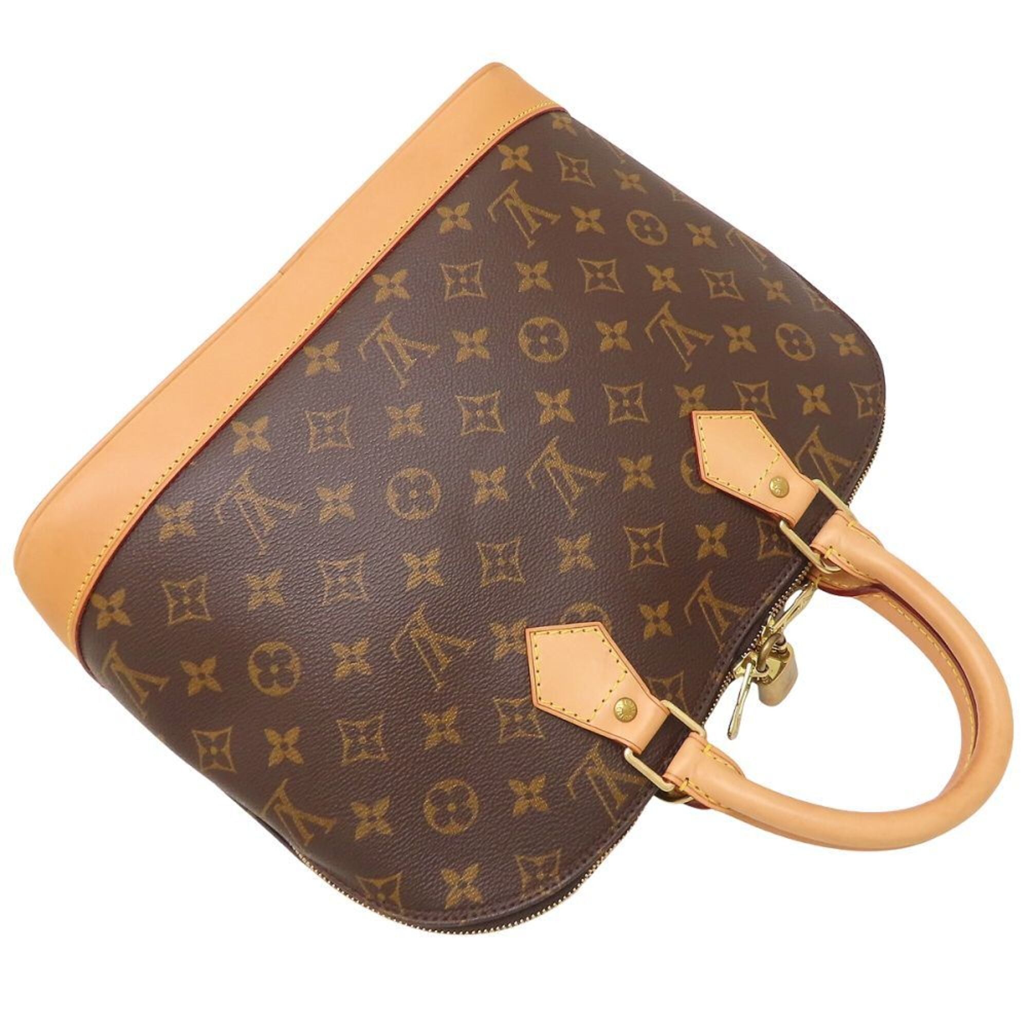 Louis Vuitton Brown Monogram Canvas Handbag (Pre-Owned)