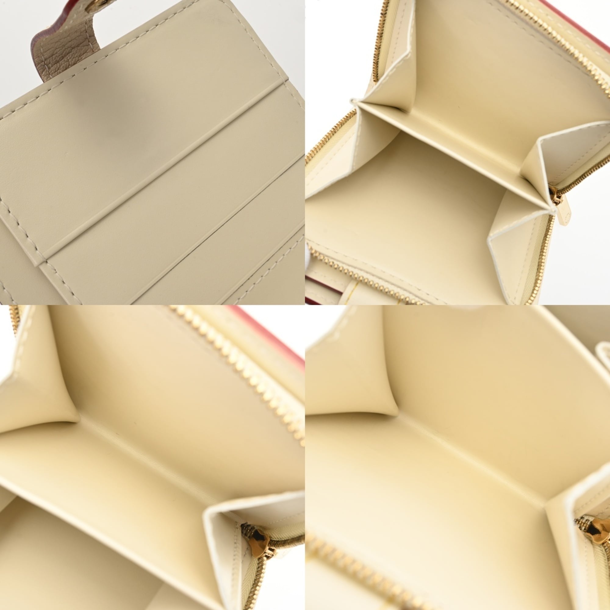 Louis Vuitton Blanc Leather Wallet (Bi-Fold) (Pre-Owned)