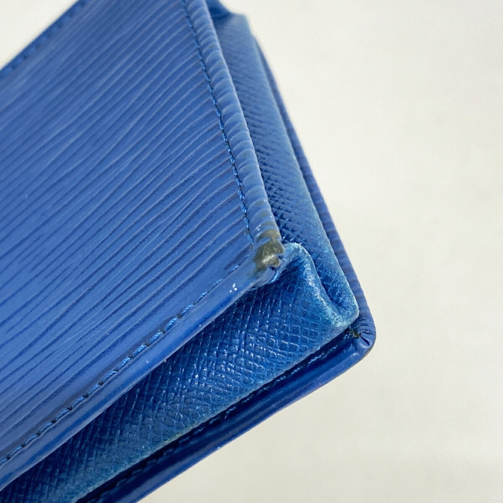 Louis Vuitton Toledo Blue Coin Purse/Coin Case (Pre-Owned)