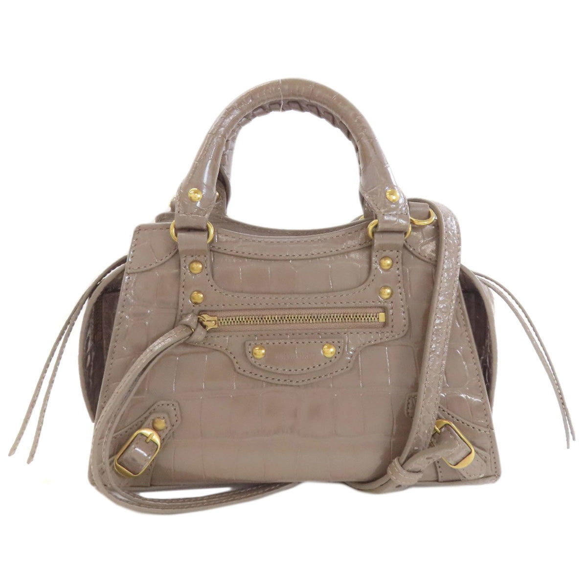 Balenciaga Brown Leather Handbag (Pre-Owned)