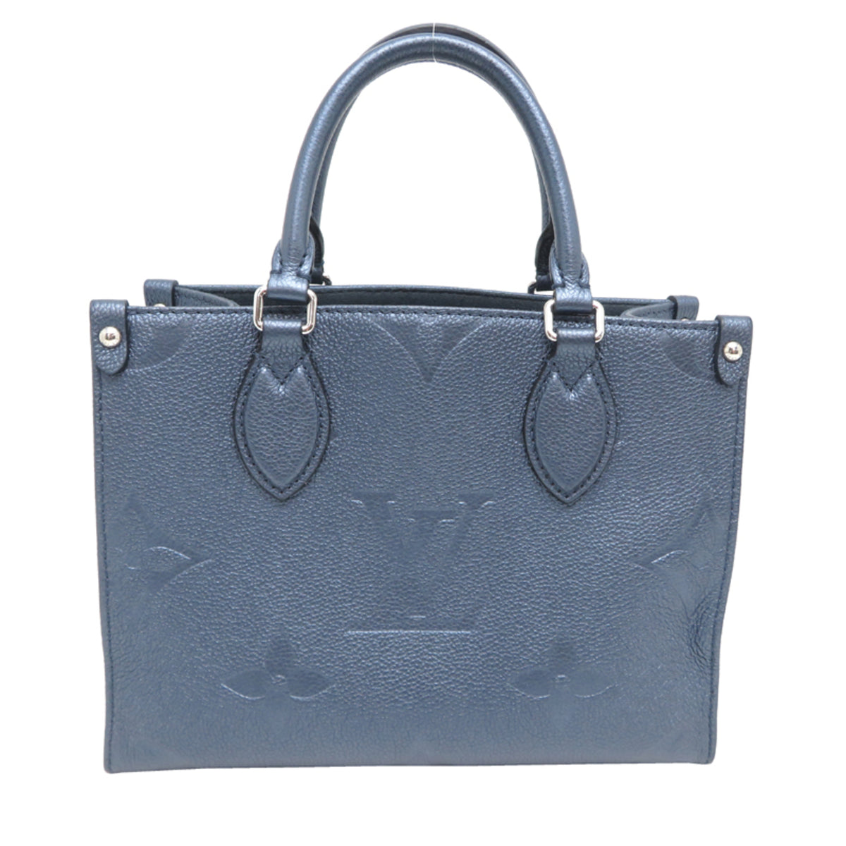 Louis Vuitton Metallic Blue Monogram Empreinte Handbag (Pre-Owned)
