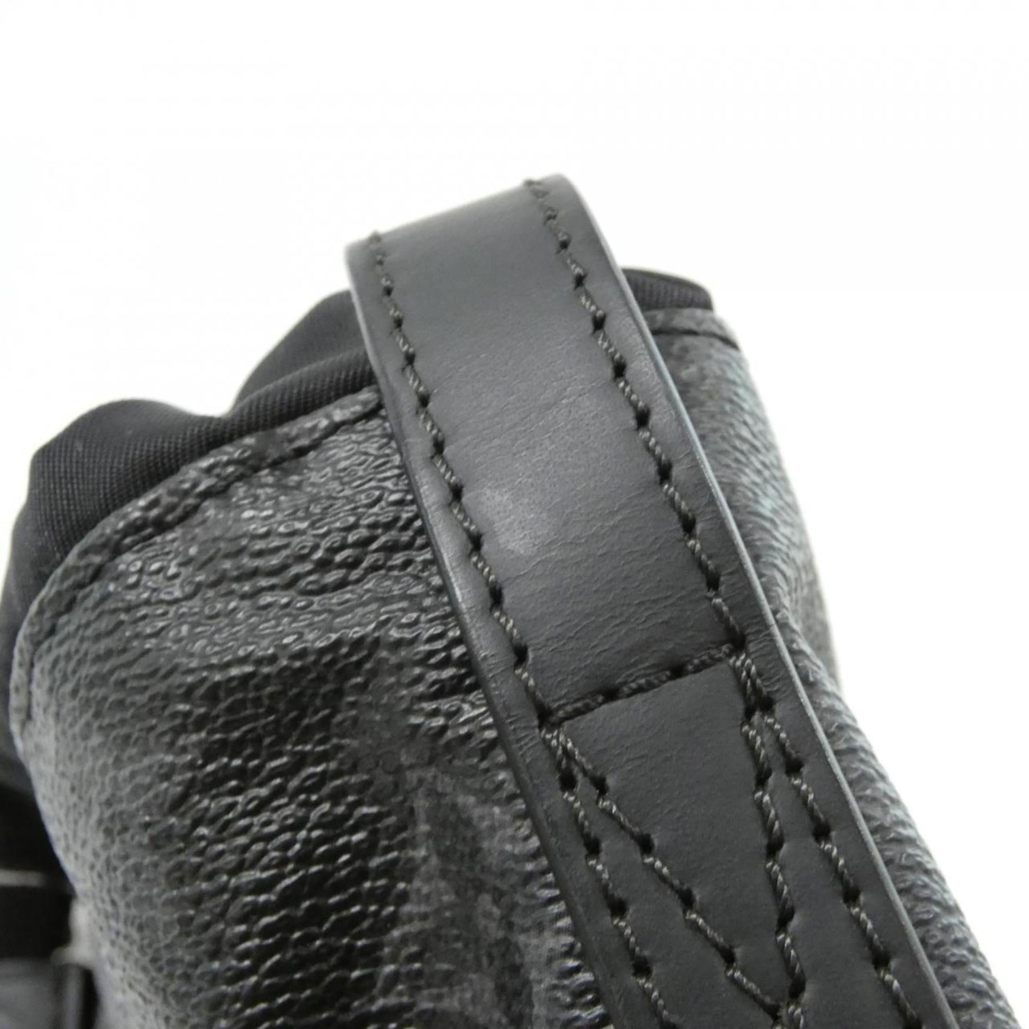 Louis Vuitton Monogram Eclipse Black Coated Canvas Shoulder Bag (Pre-Owned)