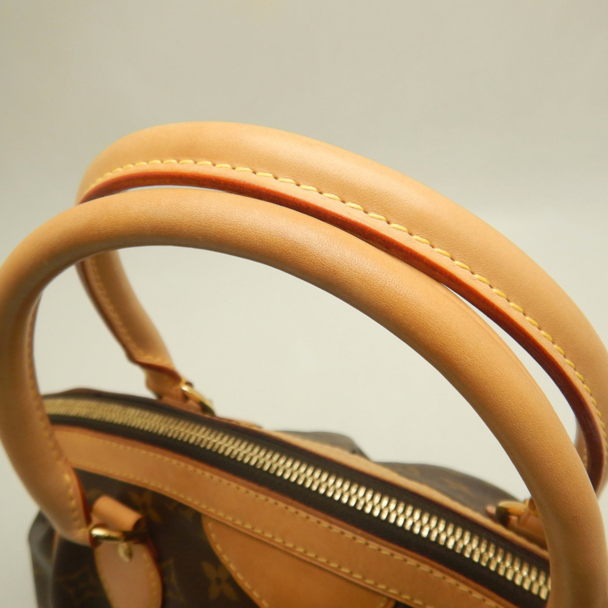 Louis Vuitton Brown Monogram Canvas Handbag (Pre-Owned)
