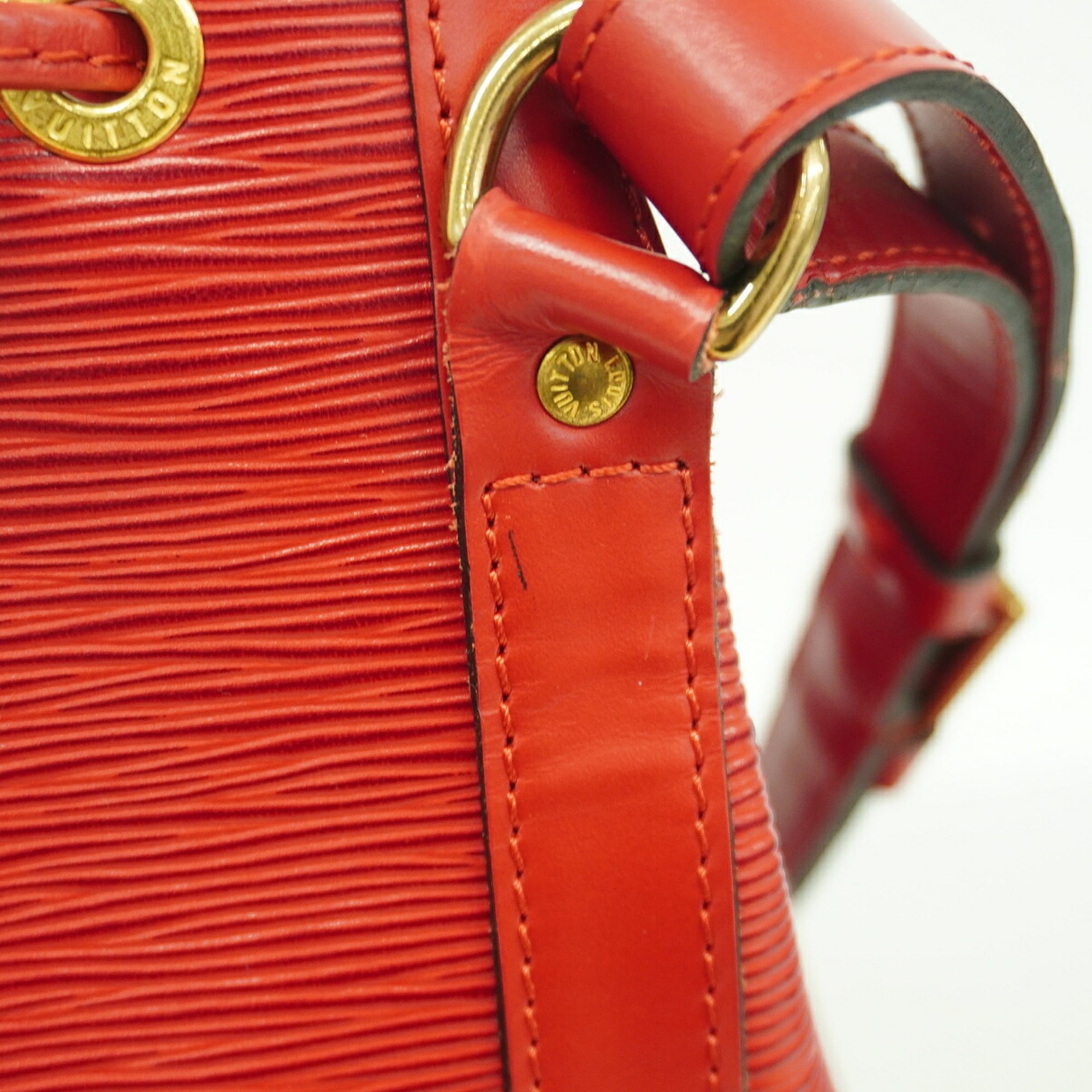 Louis Vuitton Castilian Red Shoulder Bag (Pre-Owned)