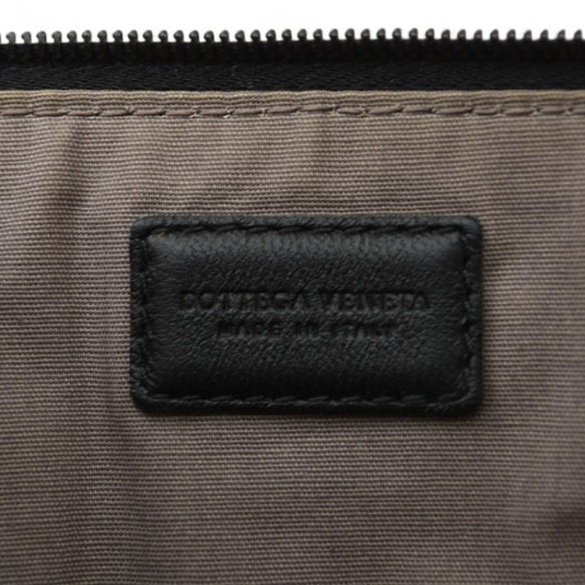 Bottega Veneta Intrecciato Mustard Leather Clutch Bag (Pre-Owned)
