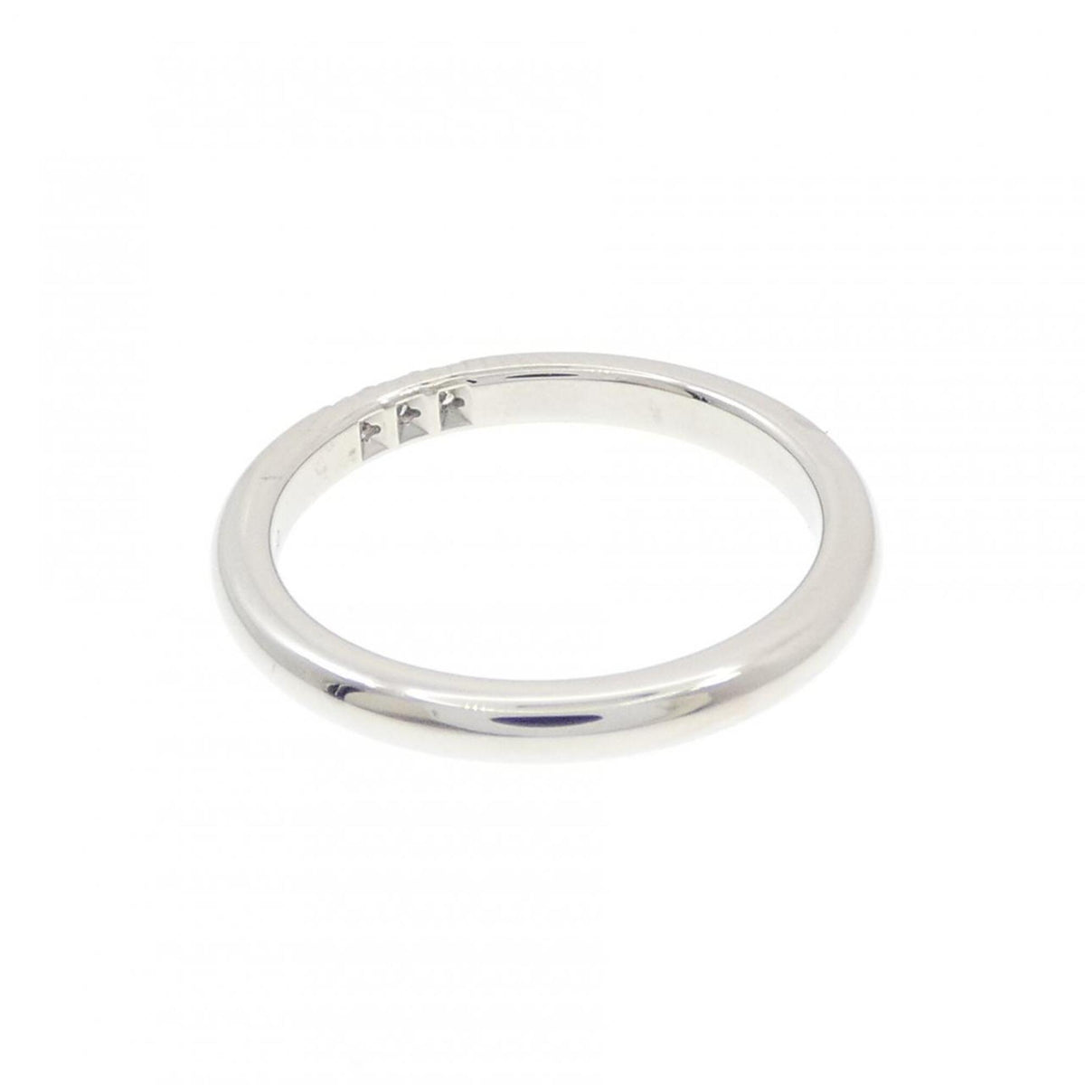 Tiffany Silver Platinum 950 Band Ring (Pre-Owned)