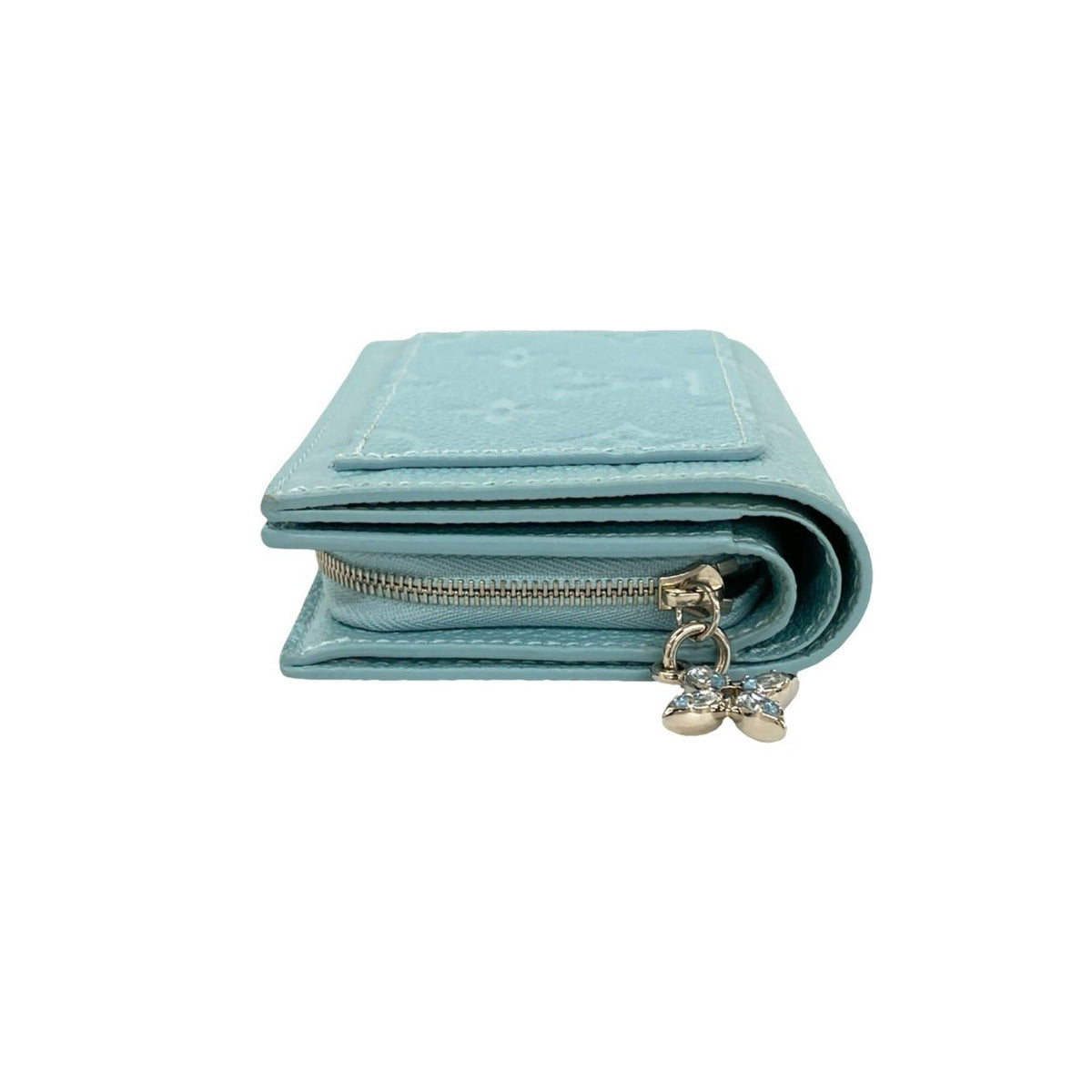 Louis Vuitton Blue Leather Wallet (Bi-Fold) (Pre-Owned)