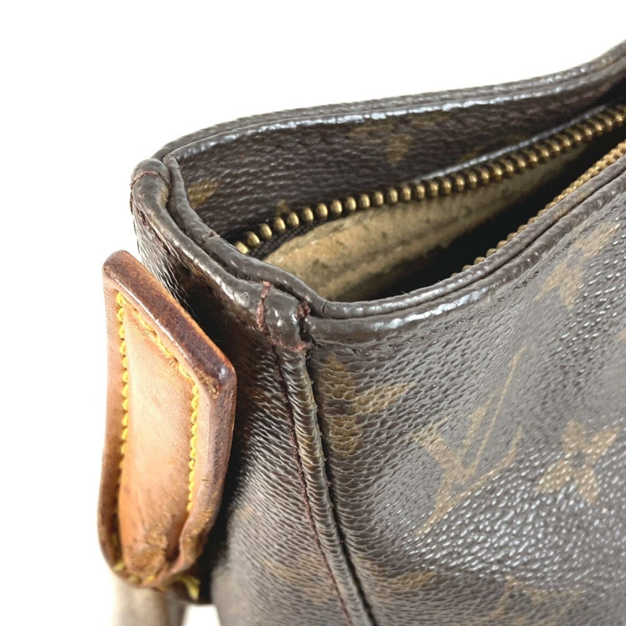 Louis Vuitton Brown Monogram Handbag Shoulder Bag (Pre-Owned)