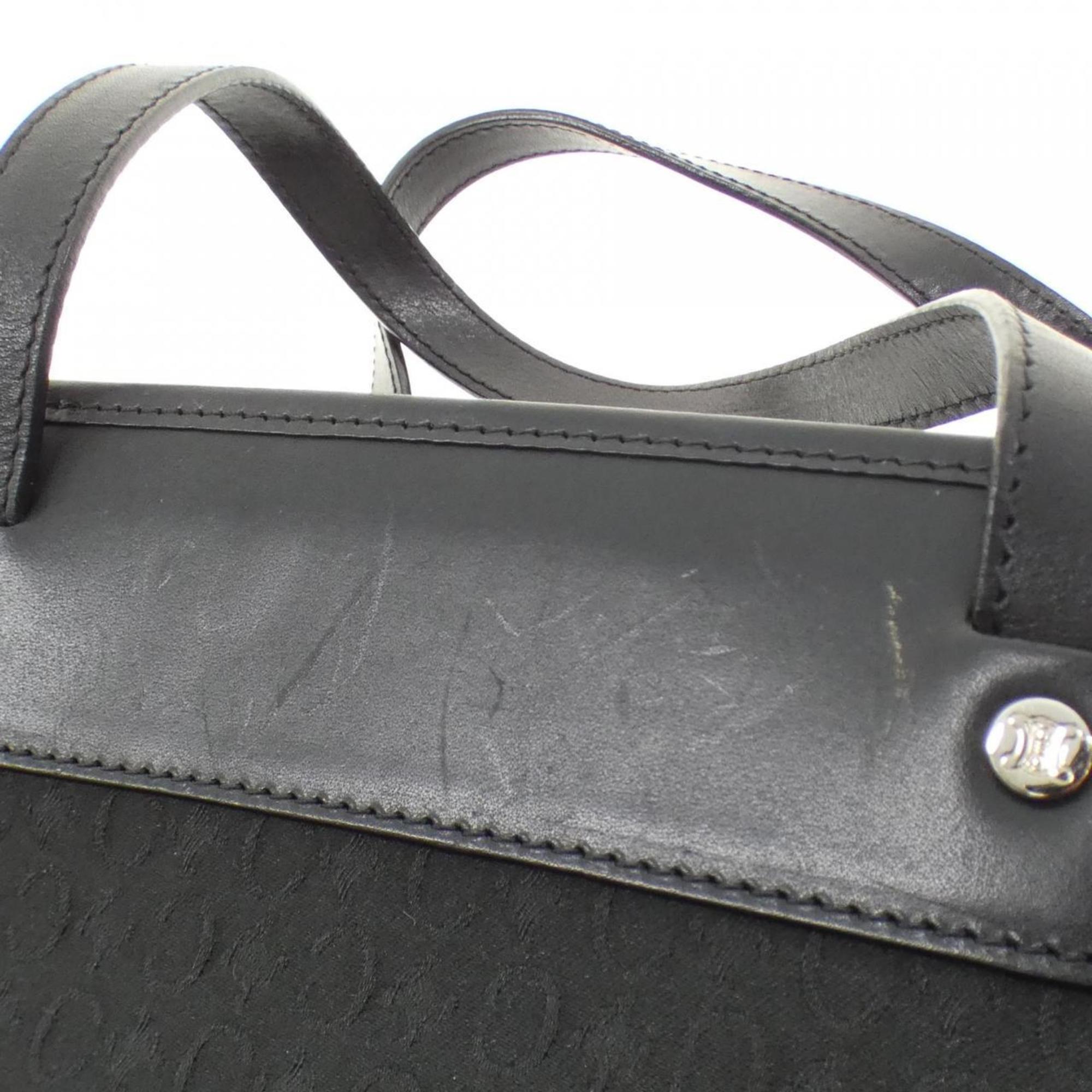 Celine Black Canvas Handbag (Pre-Owned)