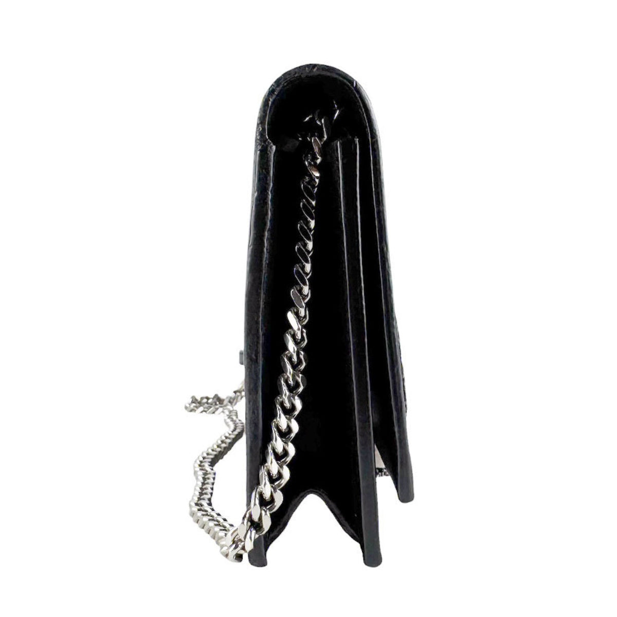 Saint Laurent Black Leather Shoulder Bag (Pre-Owned)