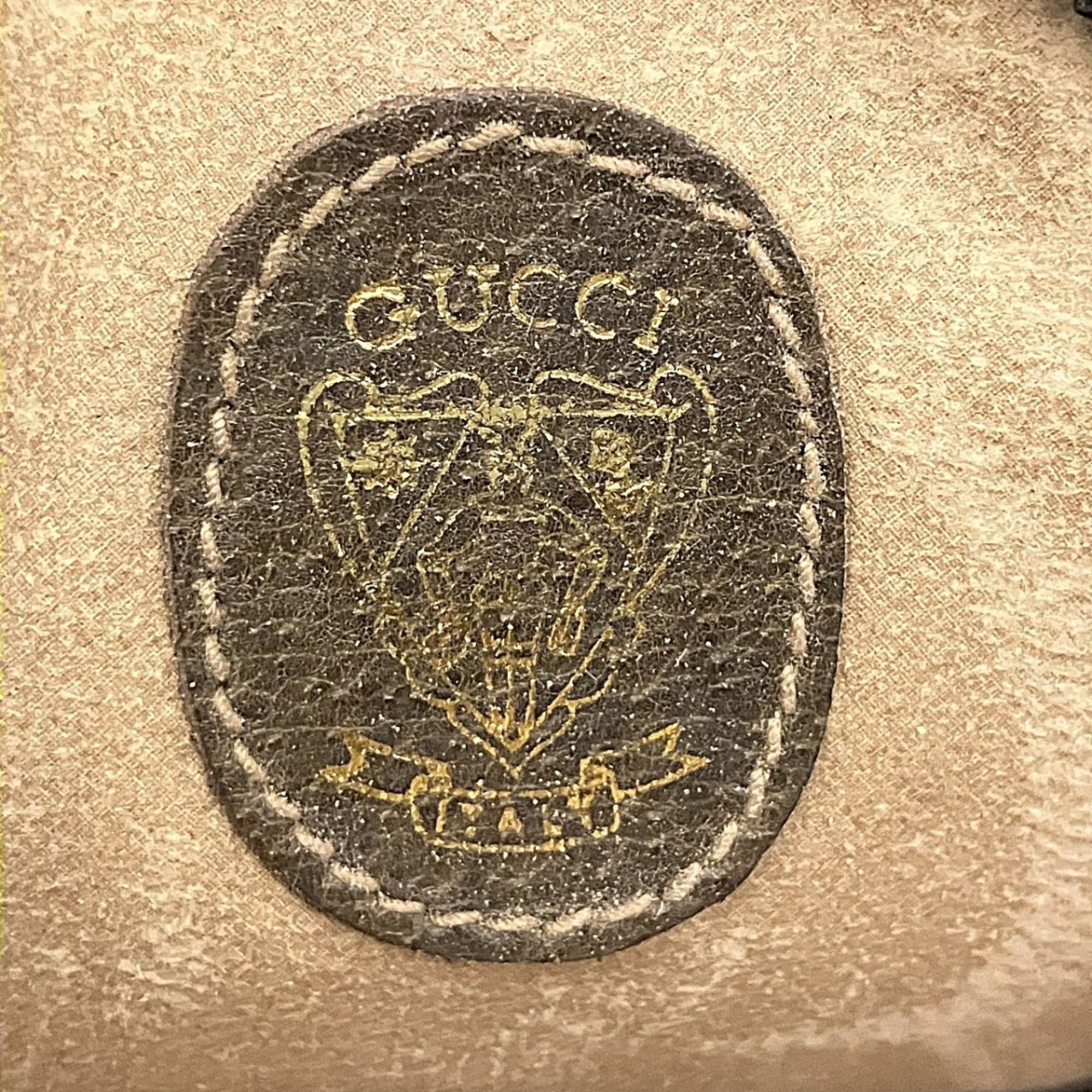 Gucci Horsebit Brown Pvc Leather Shoulder Bag (Pre-Owned)