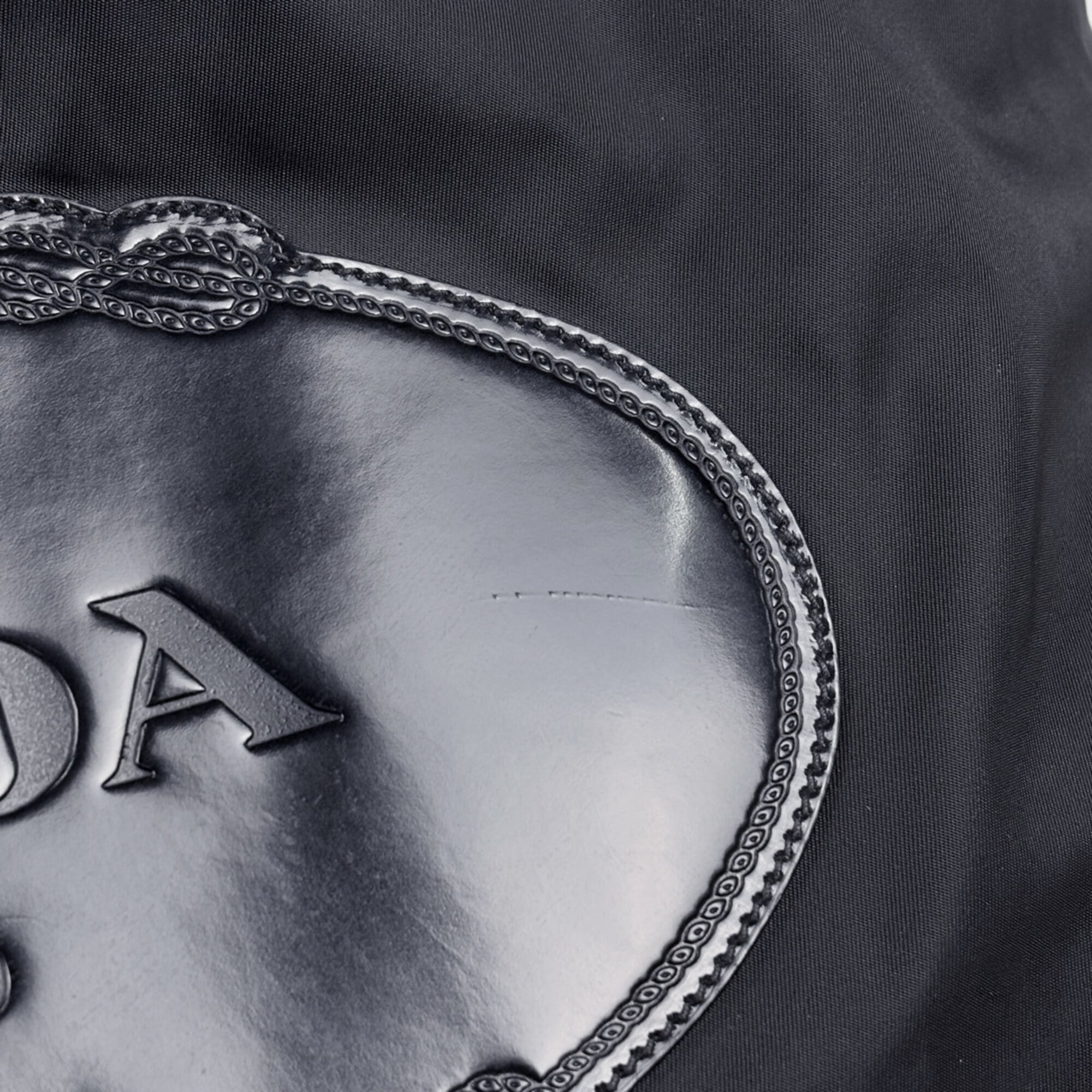 Prada Black Nylon Shoulder Bag Tote Bag (Pre-Owned)