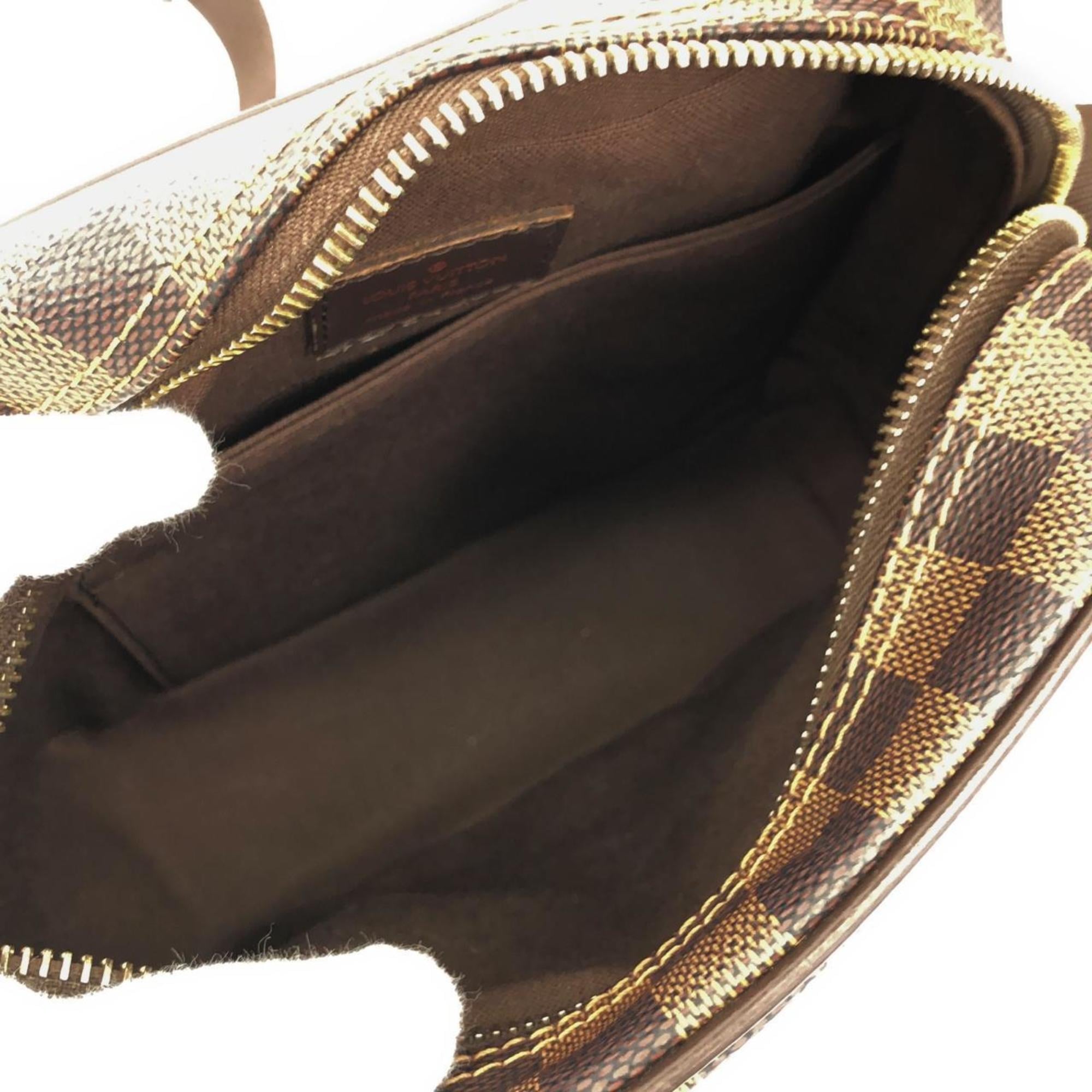 Louis Vuitton Ebene Coated Canvas Shoulder Bag (Pre-Owned)