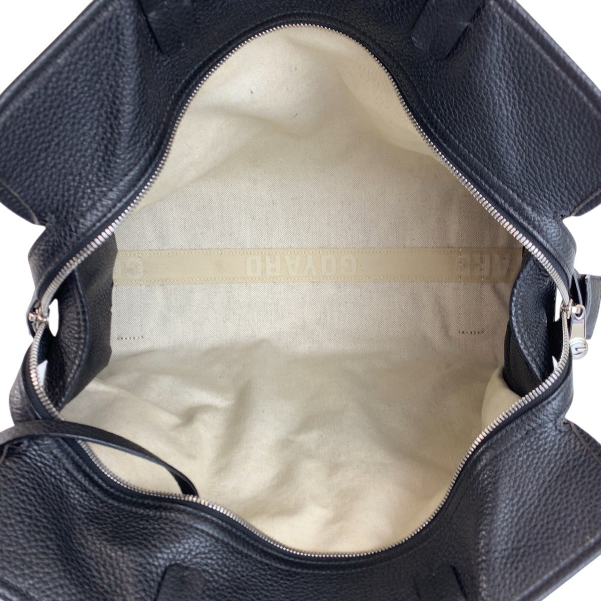 Goyard Black Brown Pvc Leather Shoulder Bag Tote Bag (Pre-Owned)