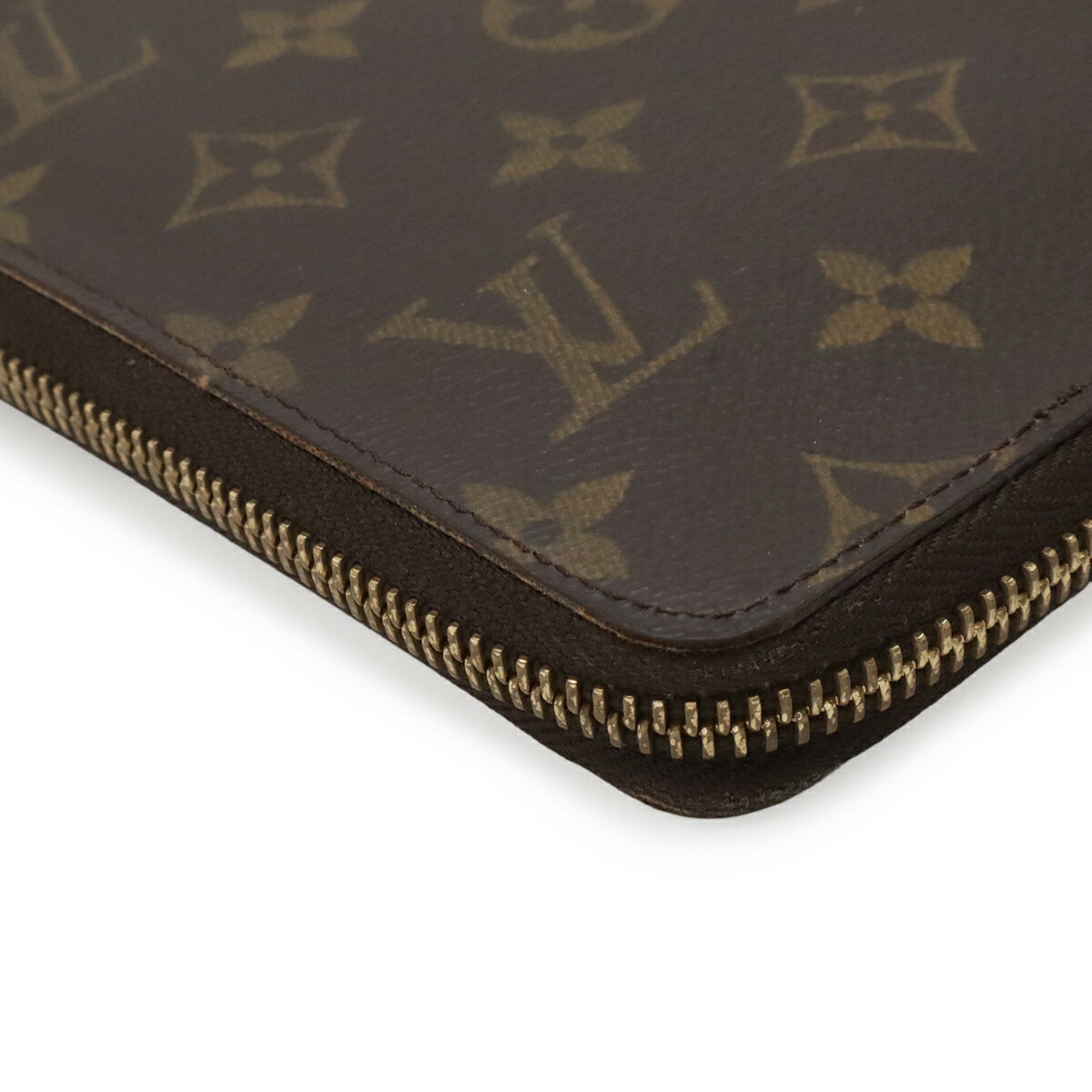 Louis Vuitton Brown Monogram White Monogram Clutch Bag (Pre-Owned)