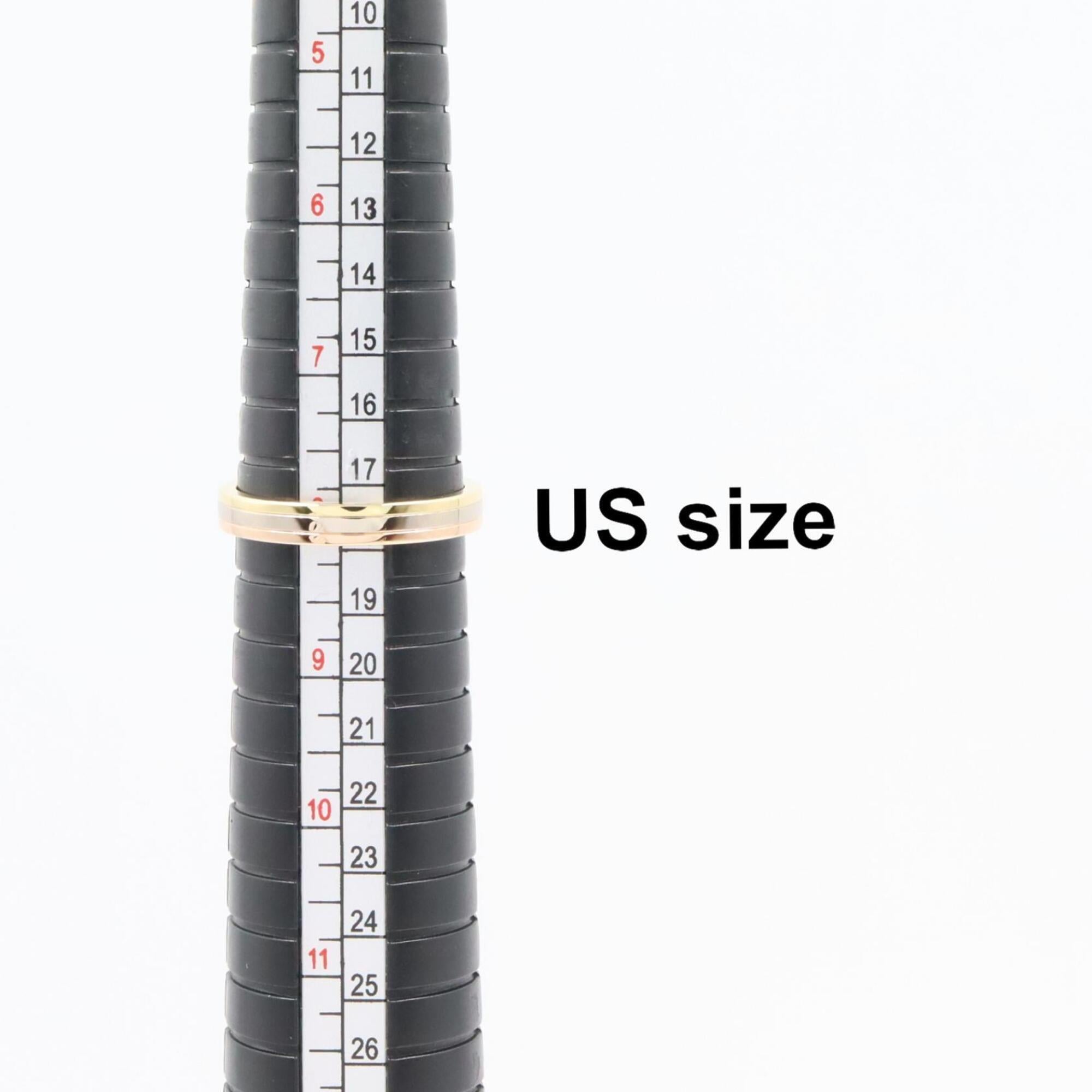 Cartier Gold Silver Yellow Gold (18K) Pink Gold (18K) White Gold (18K) Band Ring (Pre-Owned)