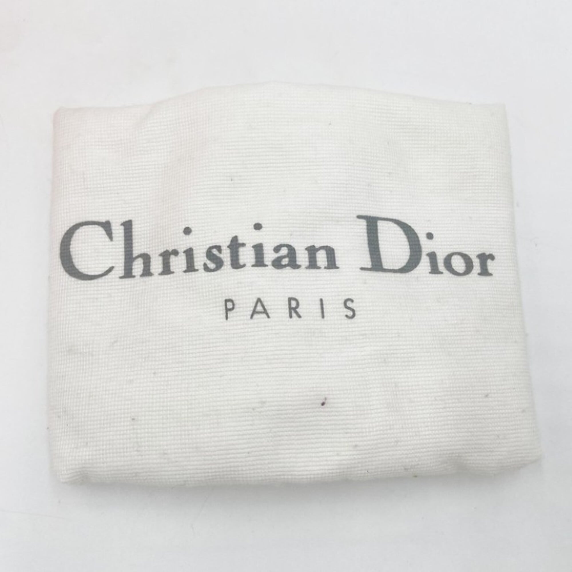 Christian Dior Orange White Leather Pochette Shoulder Bag (Pre-Owned)