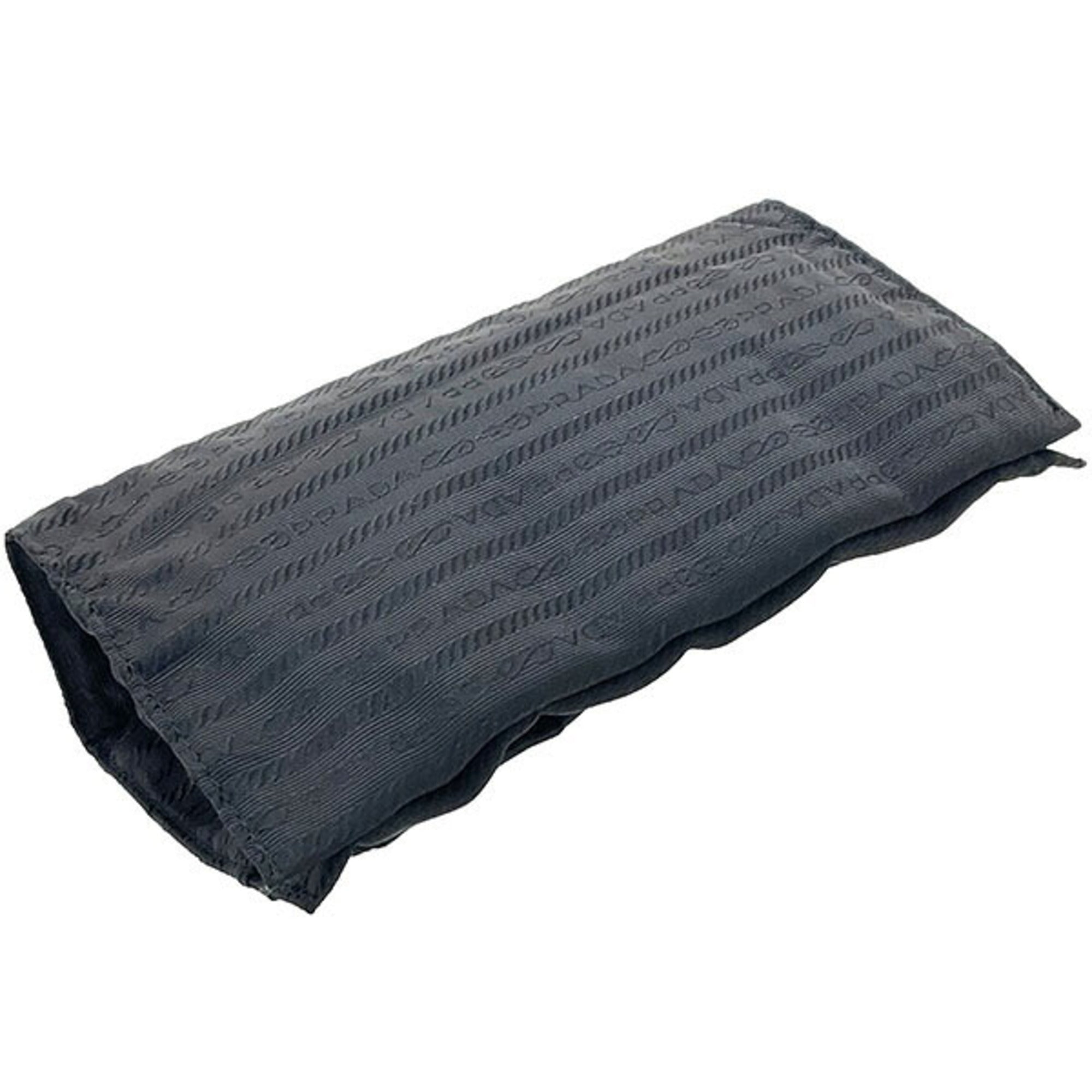Prada Black Nero Tessuto Pouch (Pre-Owned)