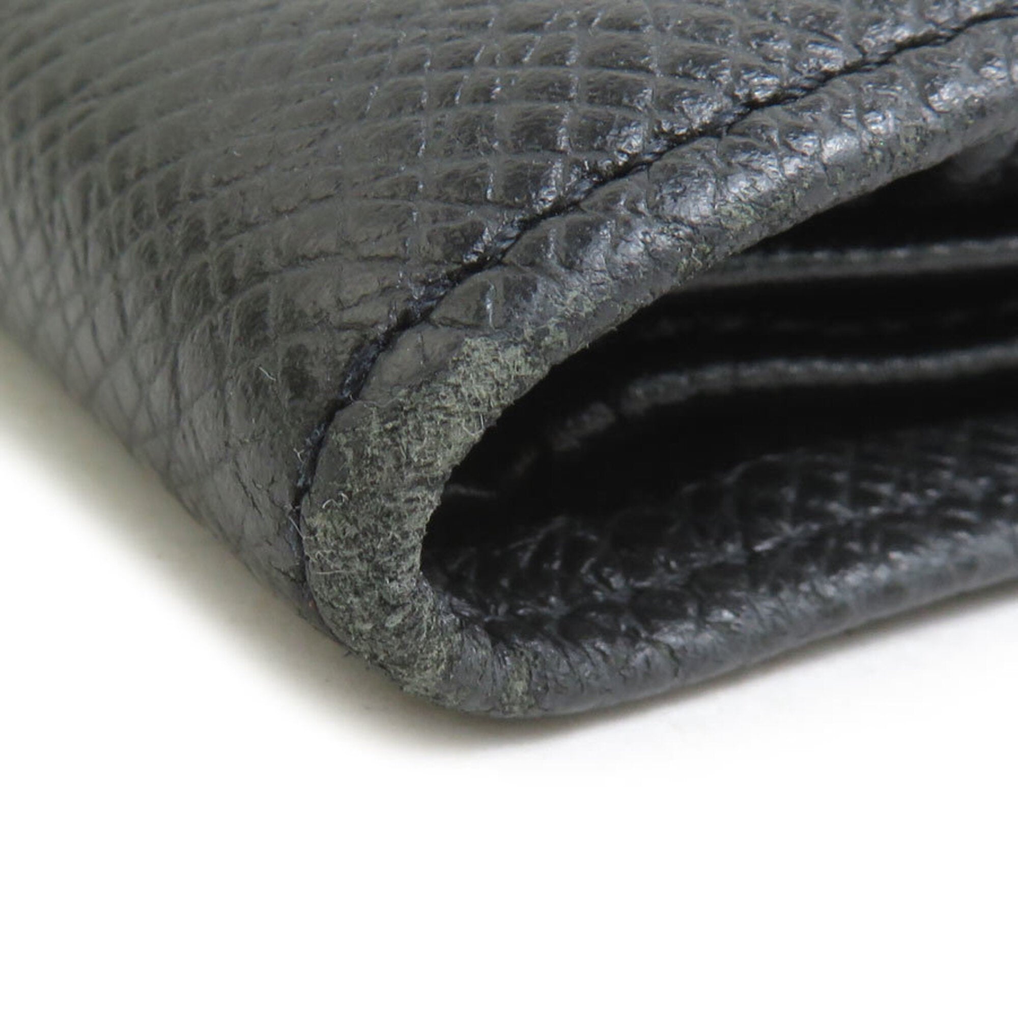 Louis Vuitton Black Taiga Leather Wallet (Bi-Fold) (Pre-Owned)