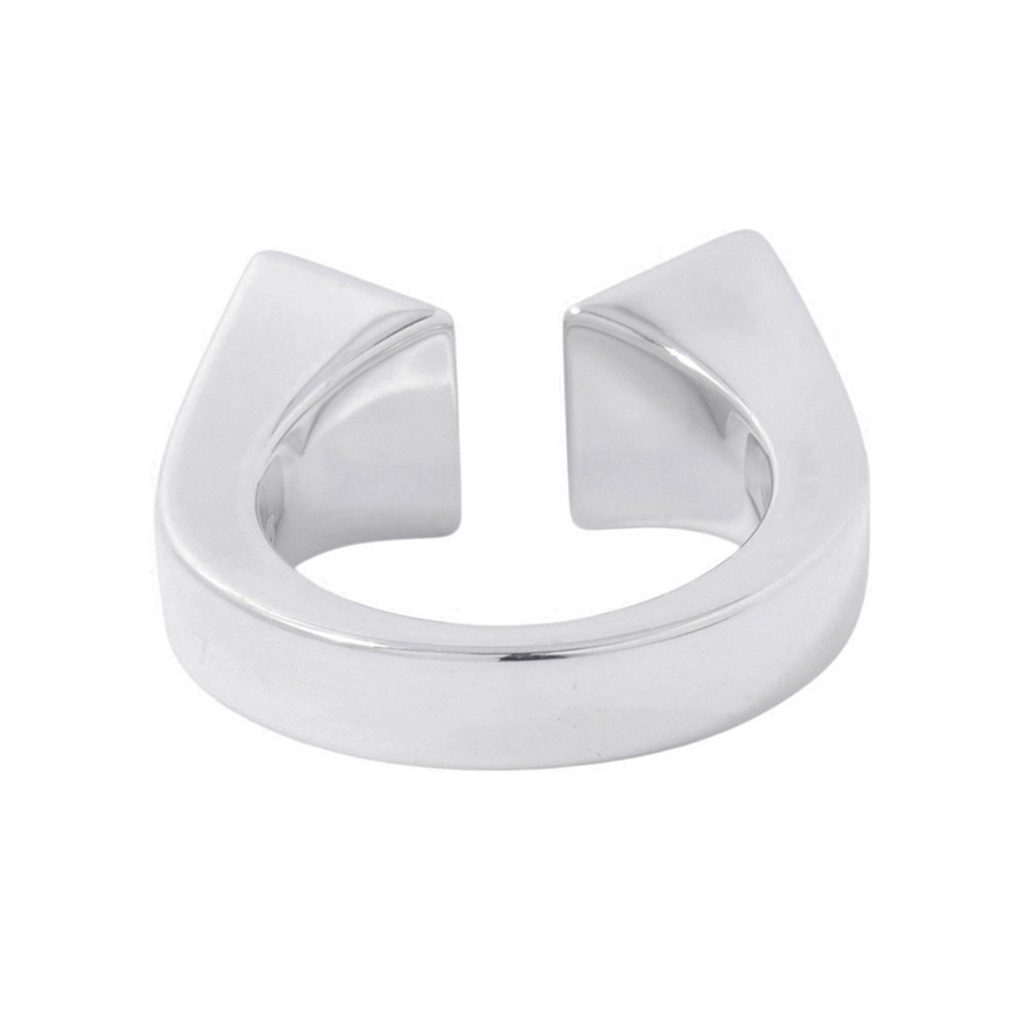 Hermes Silver 925 Band Ring (Pre-Owned)