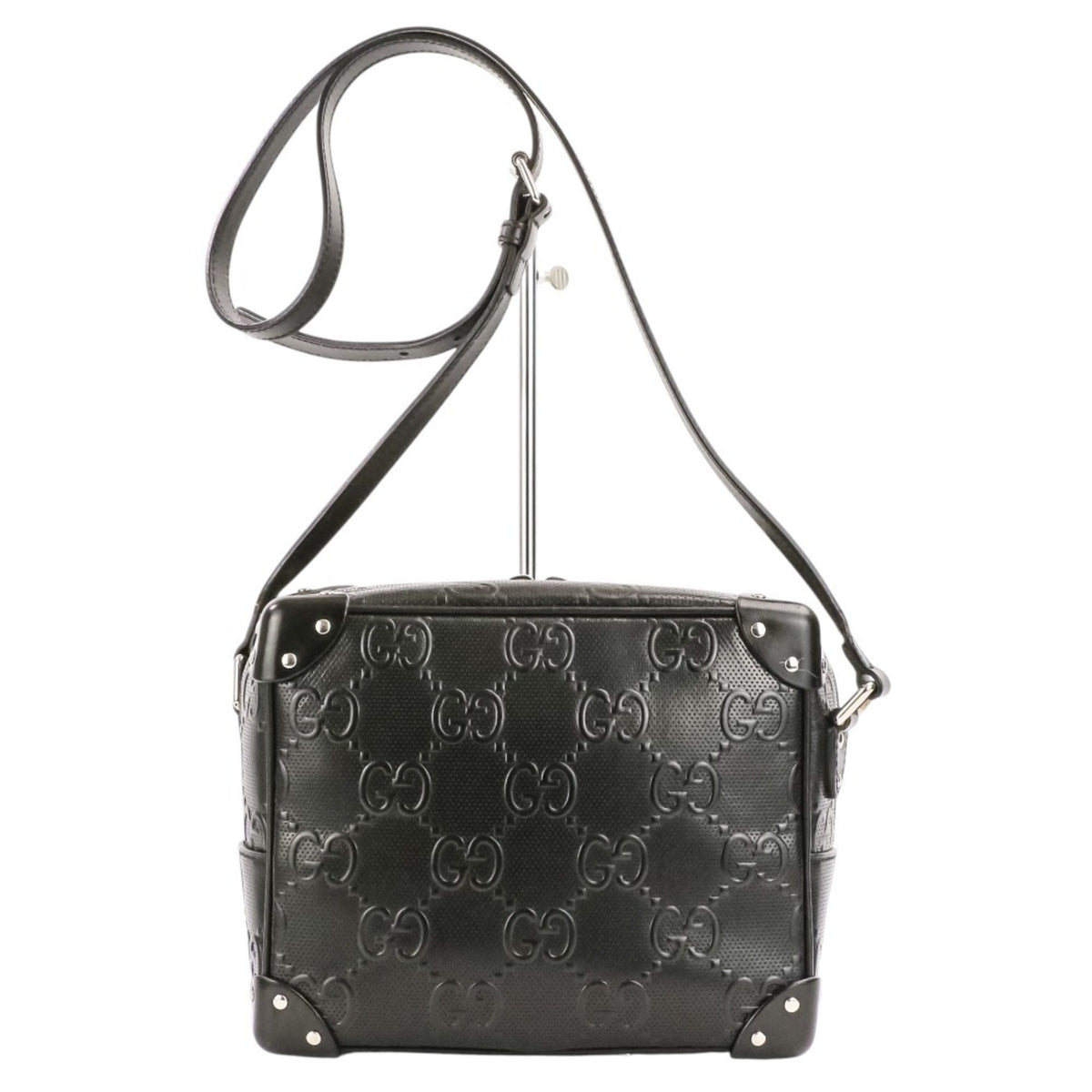 Gucci Black Leather Shoulder Bag (Pre-Owned)
