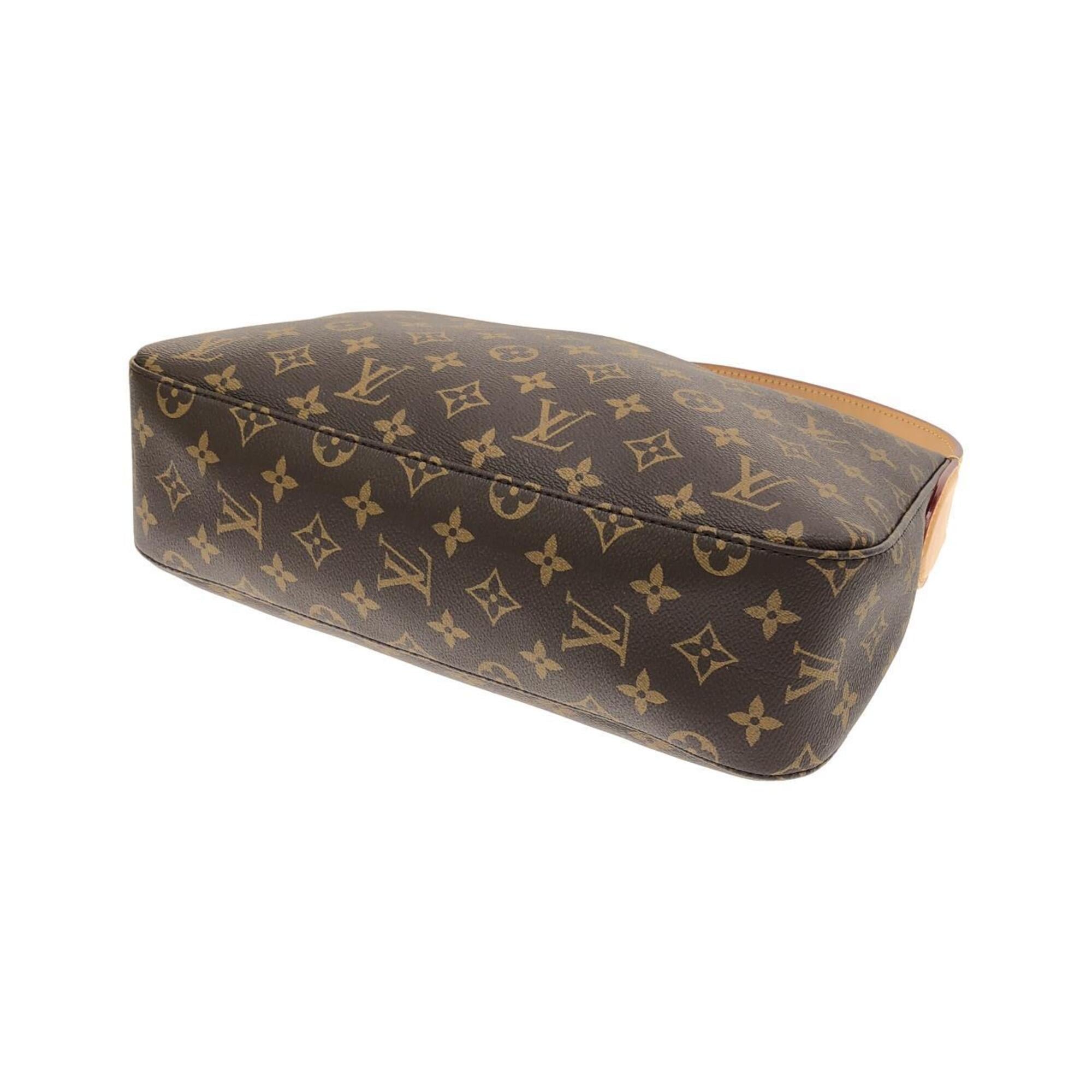 Louis Vuitton Monogram Marron Coated Canvas Shoulder Bag (Pre-Owned)