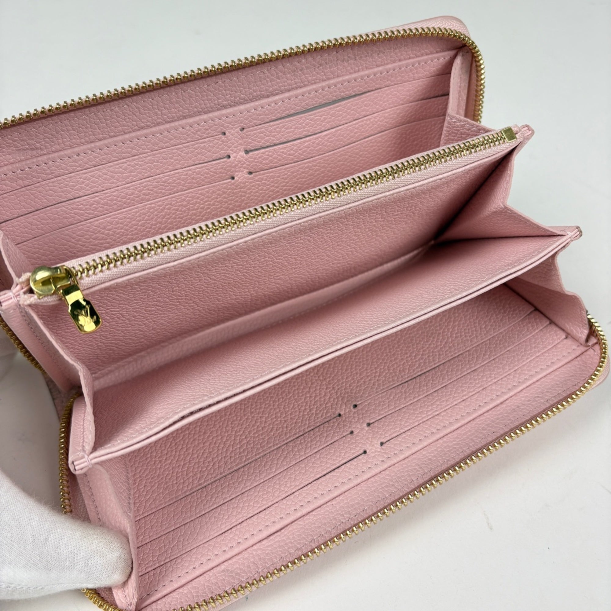 Louis Vuitton Monogram Empreinte Monogram Empreinte Long Wallet (Bi-Fold) (Pre-Owned)