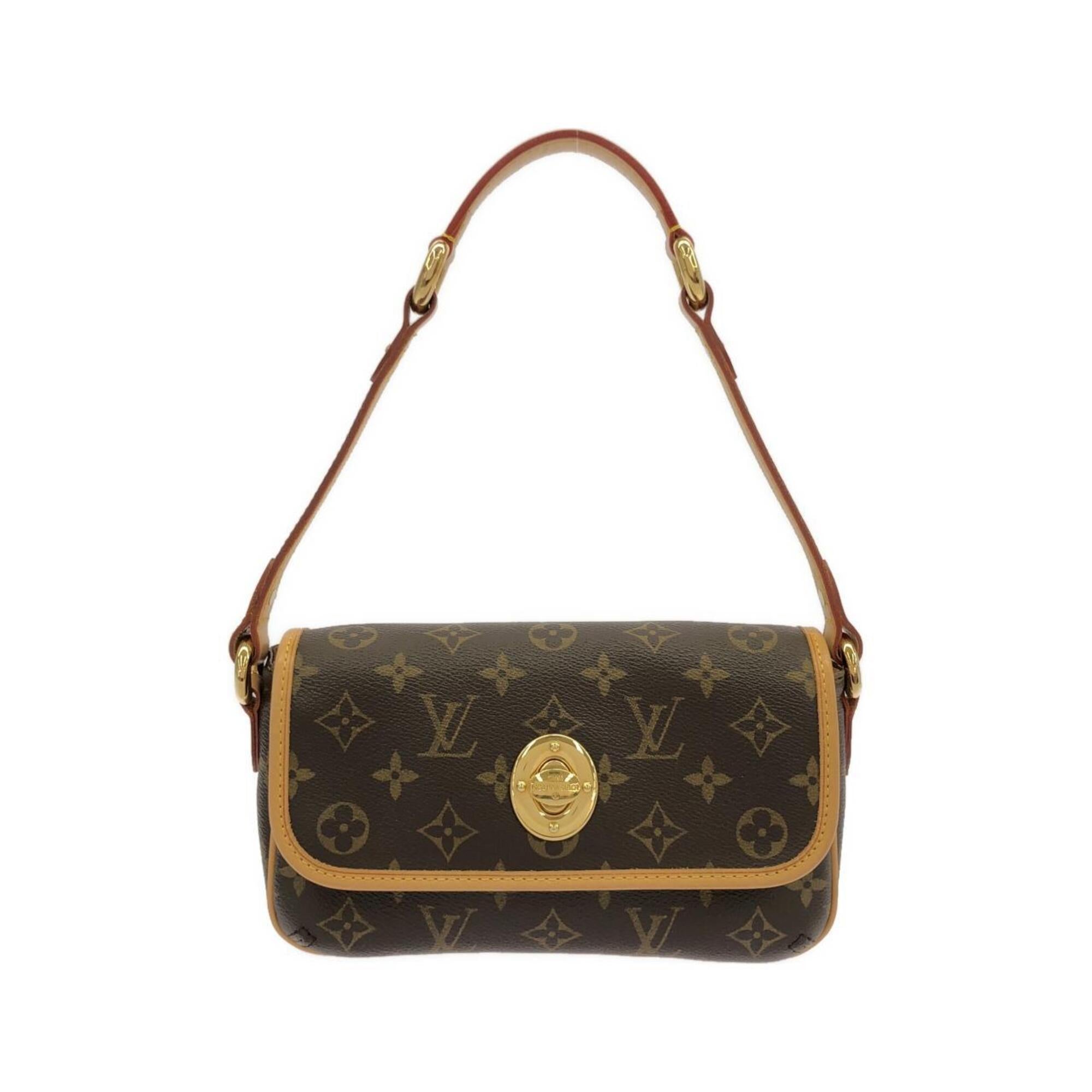 Louis Vuitton Brown Coated Canvas Shoulder Bag (Pre-Owned)
