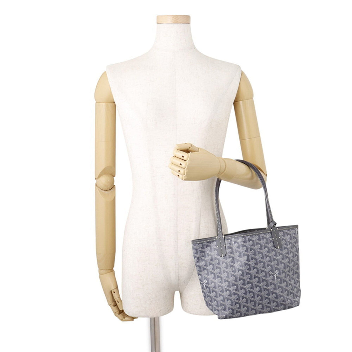 Goyard Gray Pvc Tote Bag (Pre-Owned)