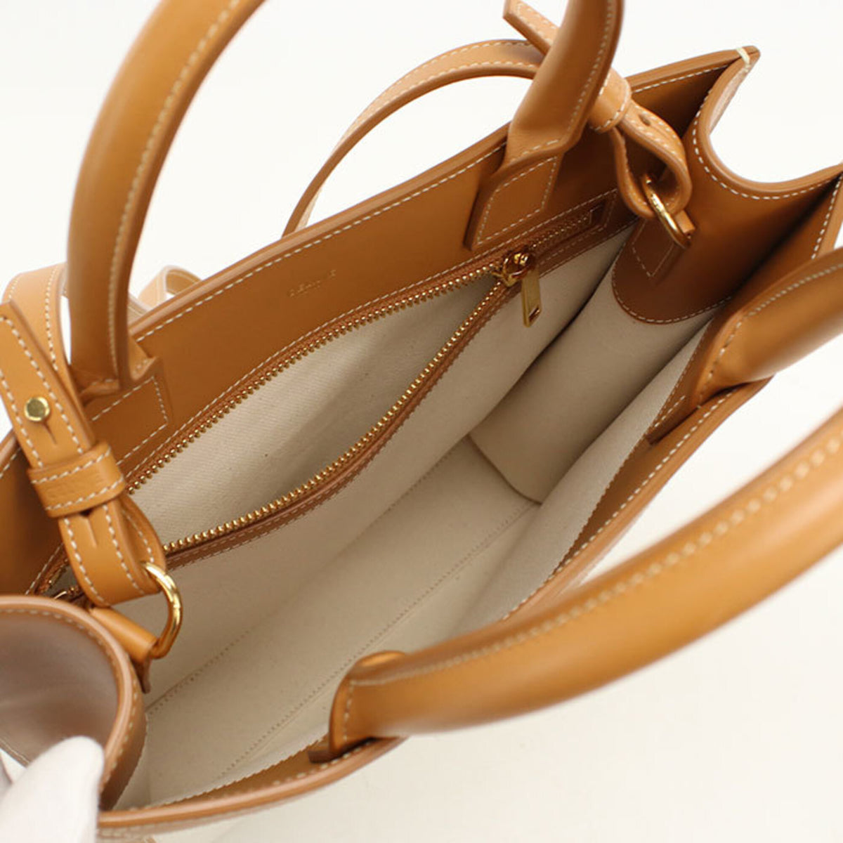 Celine White Canvas Tote Bag (Pre-Owned)