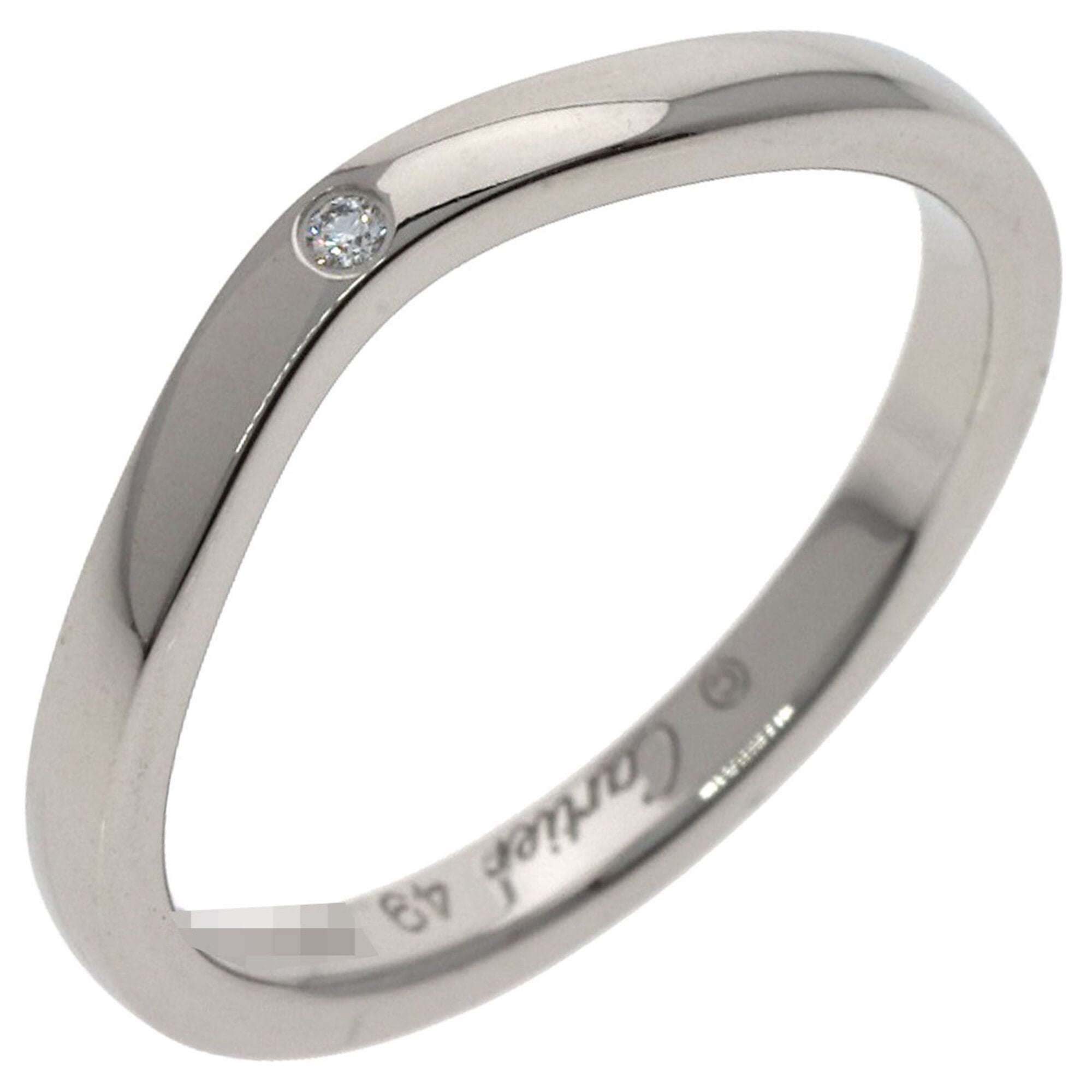 Cartier Platinum 950 Band Ring (Pre-Owned)