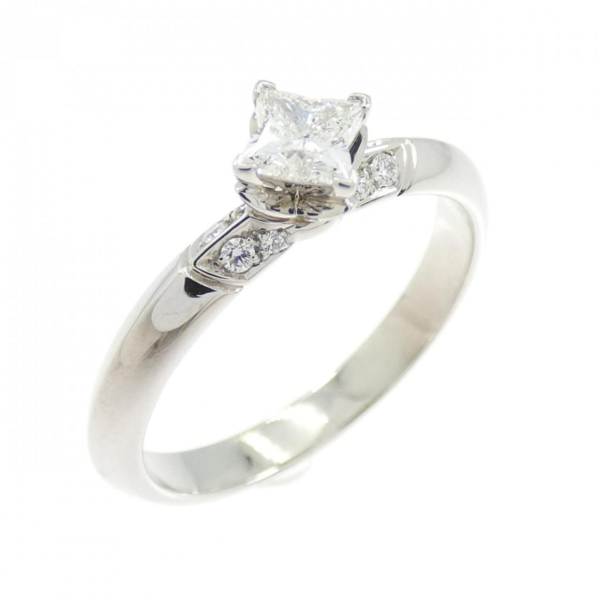 Louis Vuitton Platinum 950 Band Ring (Pre-Owned)