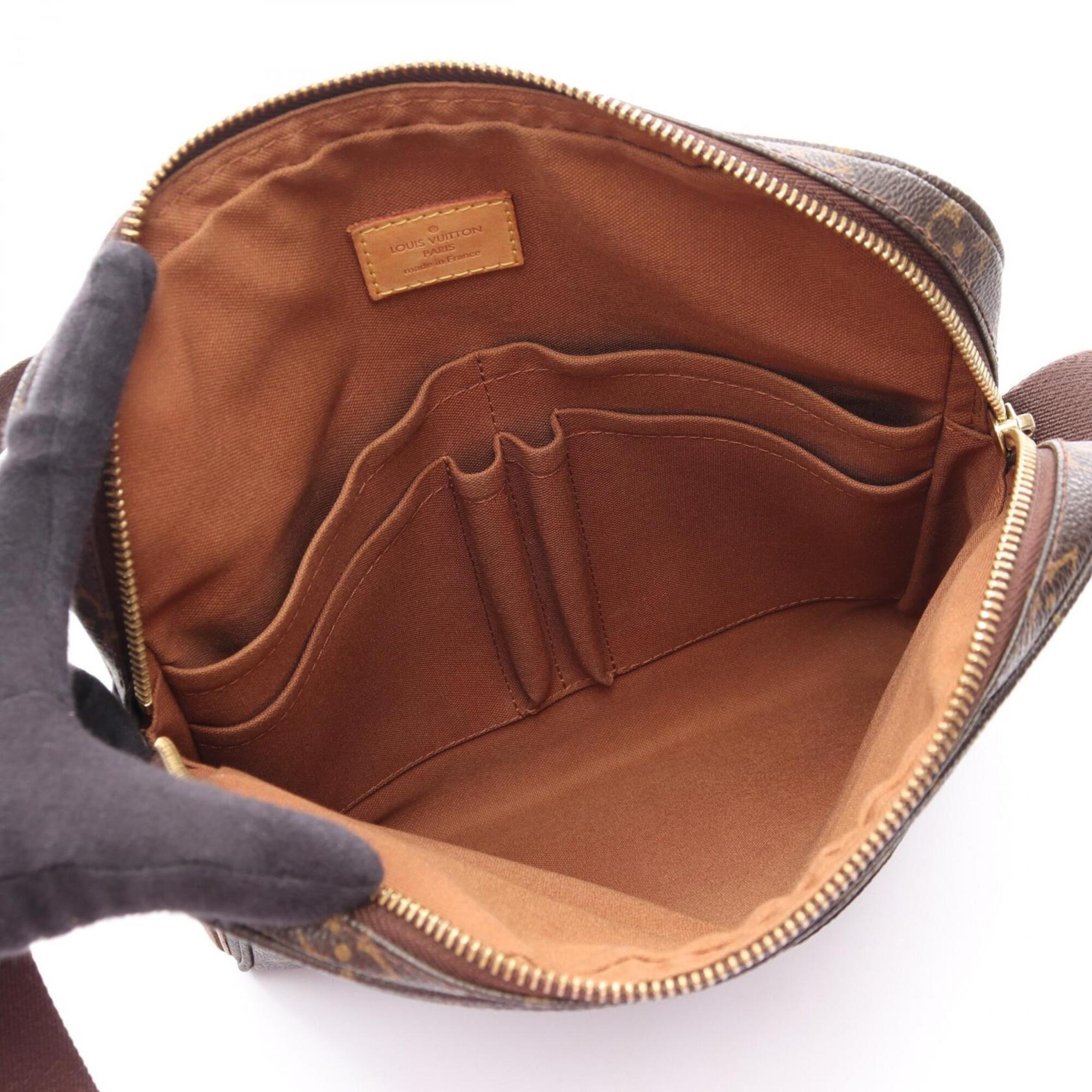 Louis Vuitton Brown Coated Canvas Pvc Monogram Leather Handbag Shoulder Bag (Pre-Owned)