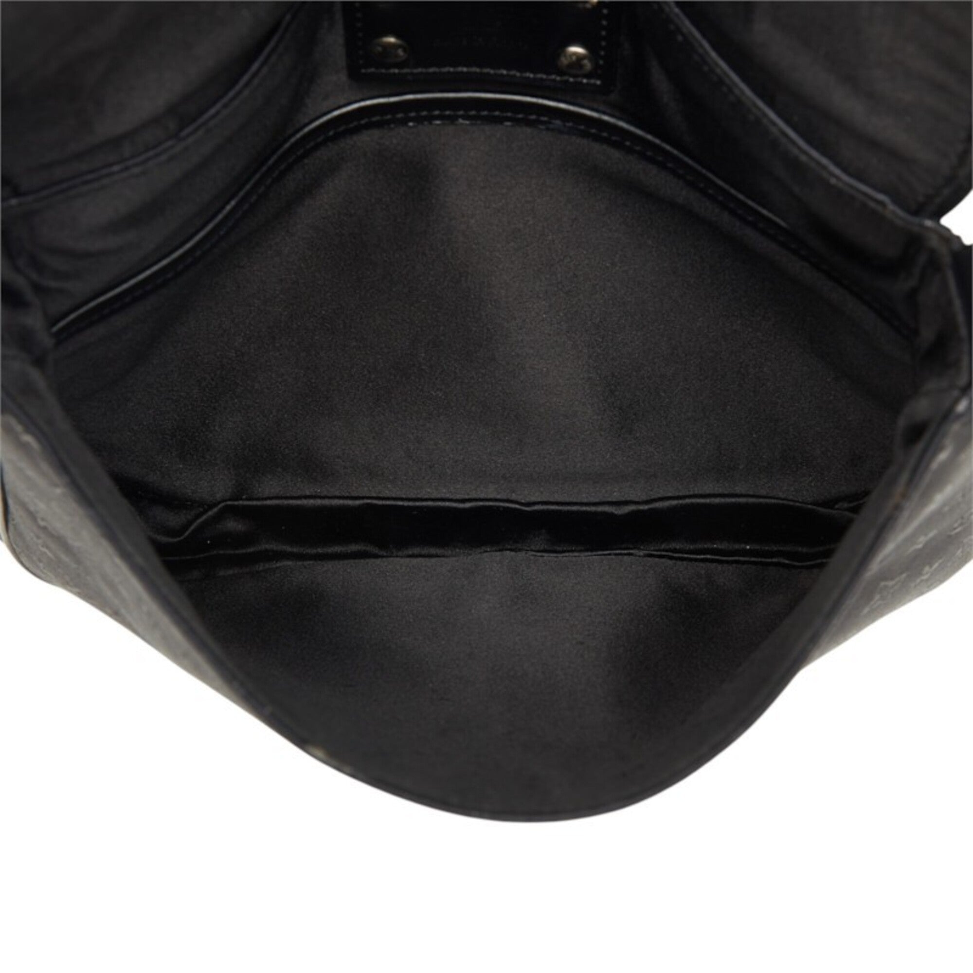 Louis Vuitton Black Monogram Noir Satin Leather Shoulder Bag (Pre-Owned)