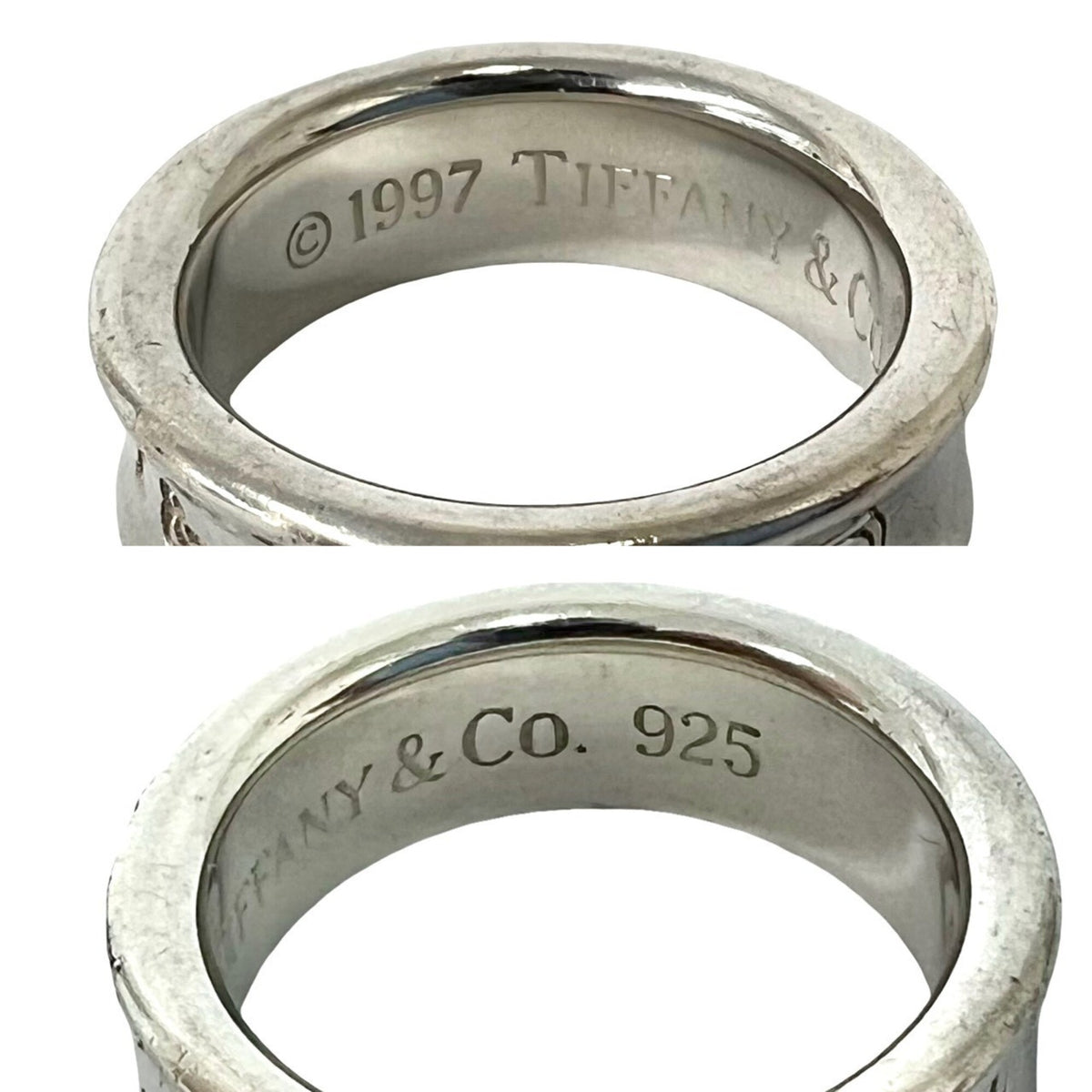 Tiffany Silver Silver 925 Band Ring (Pre-Owned)
