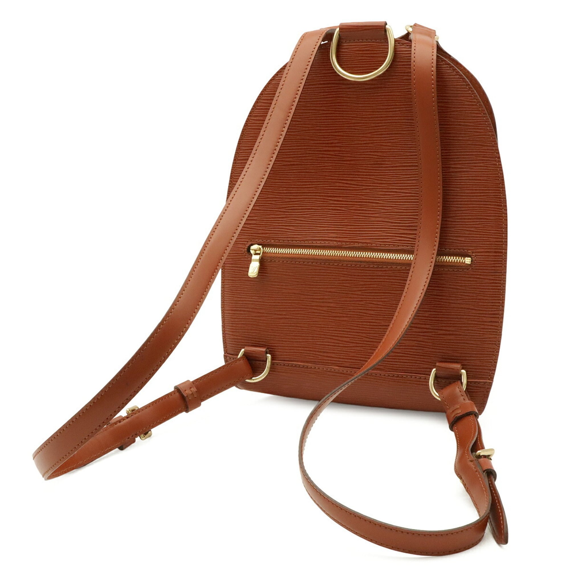 Louis Vuitton Brown Galle Leather Backpack Shoulder Bag (Pre-Owned)