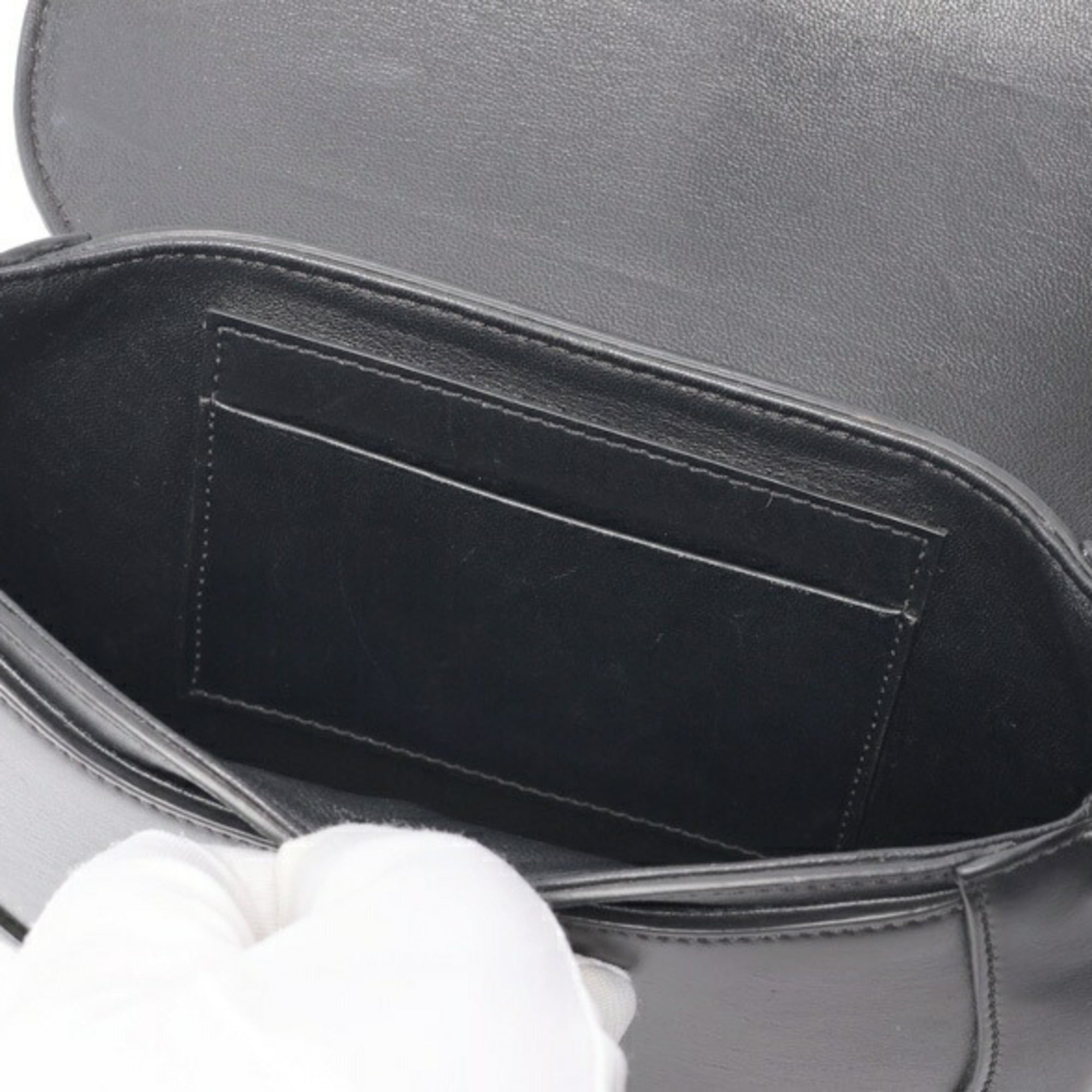 Celine Black Leather Shoulder Bag (Pre-Owned)