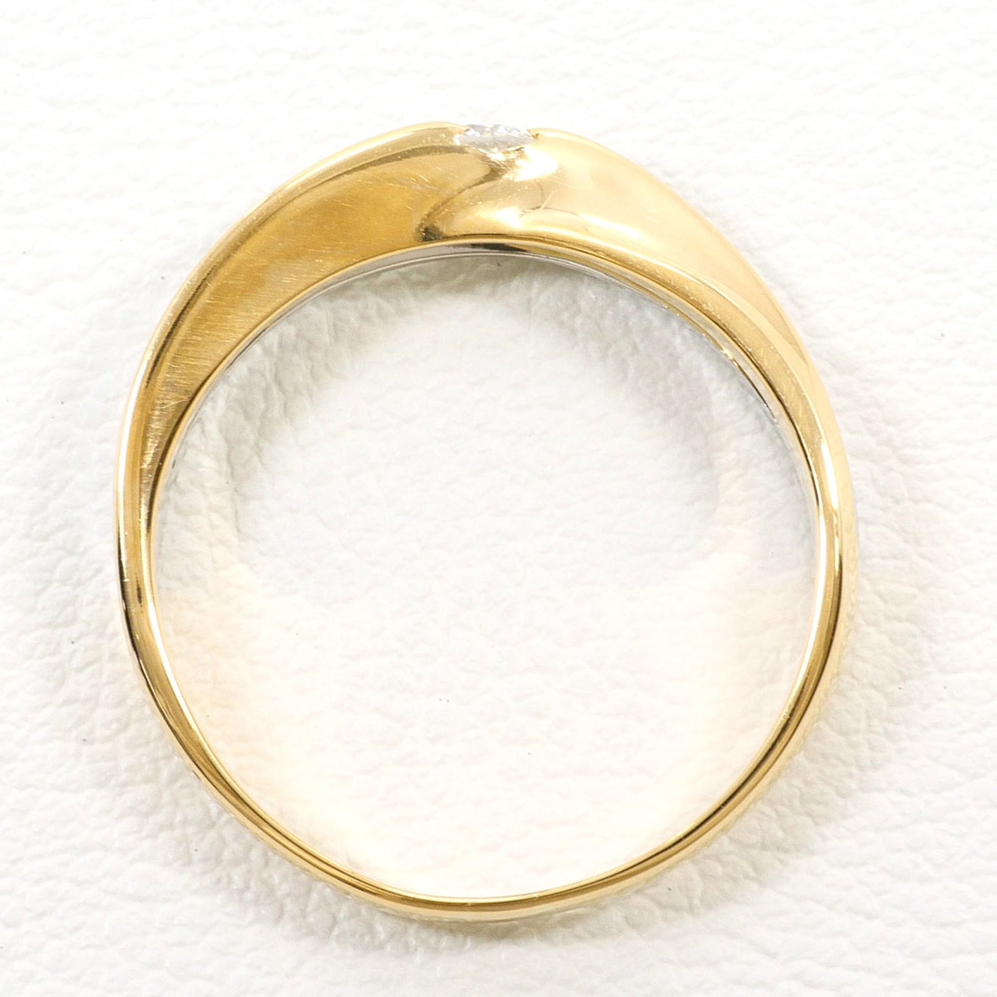 Unbranded Platinum Yellow Gold Yellow Gold (18K) Platinum 900 Band Ring (Pre-Owned)