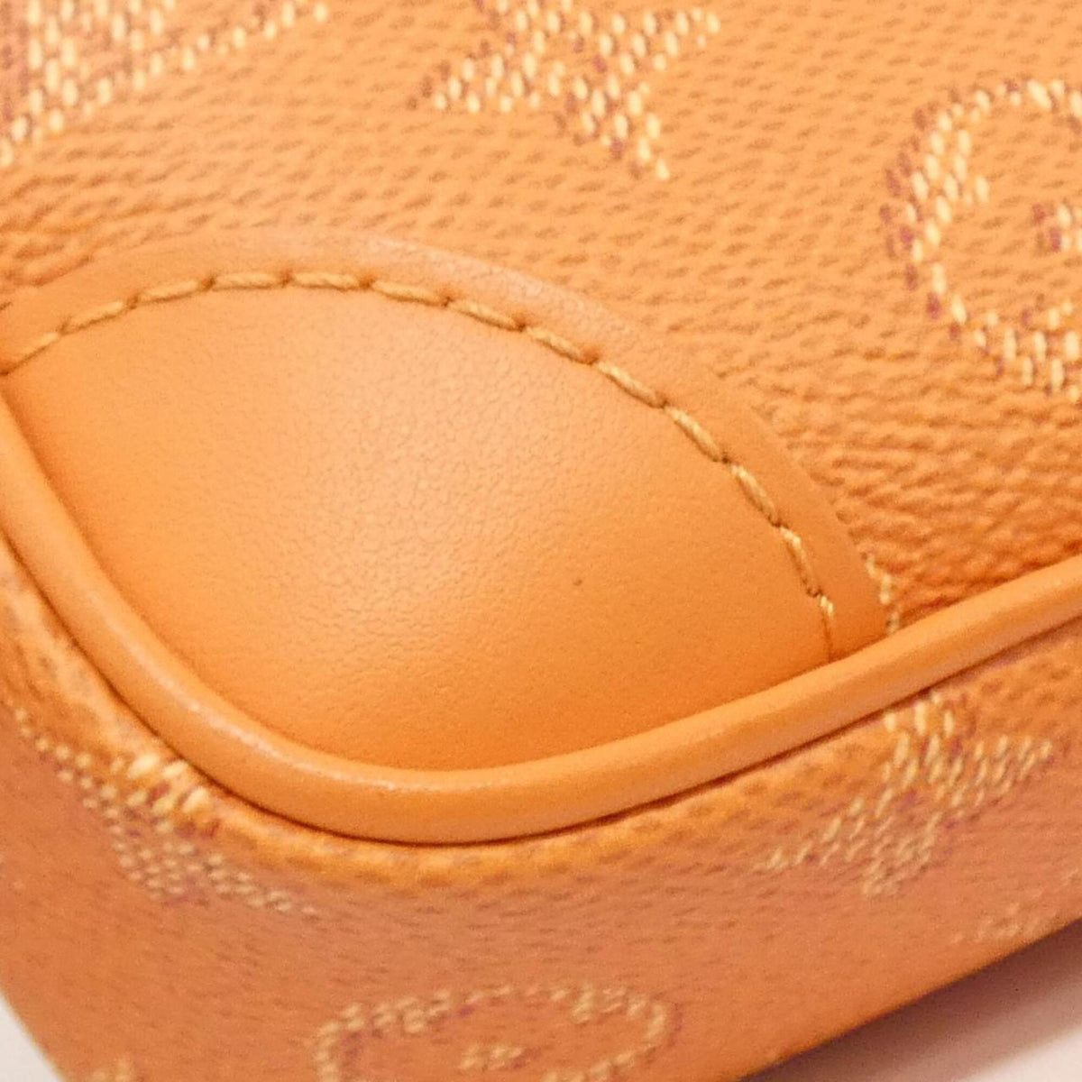 Louis Vuitton Monogram Caramel Coated Canvas Shoulder Bag (Pre-Owned)