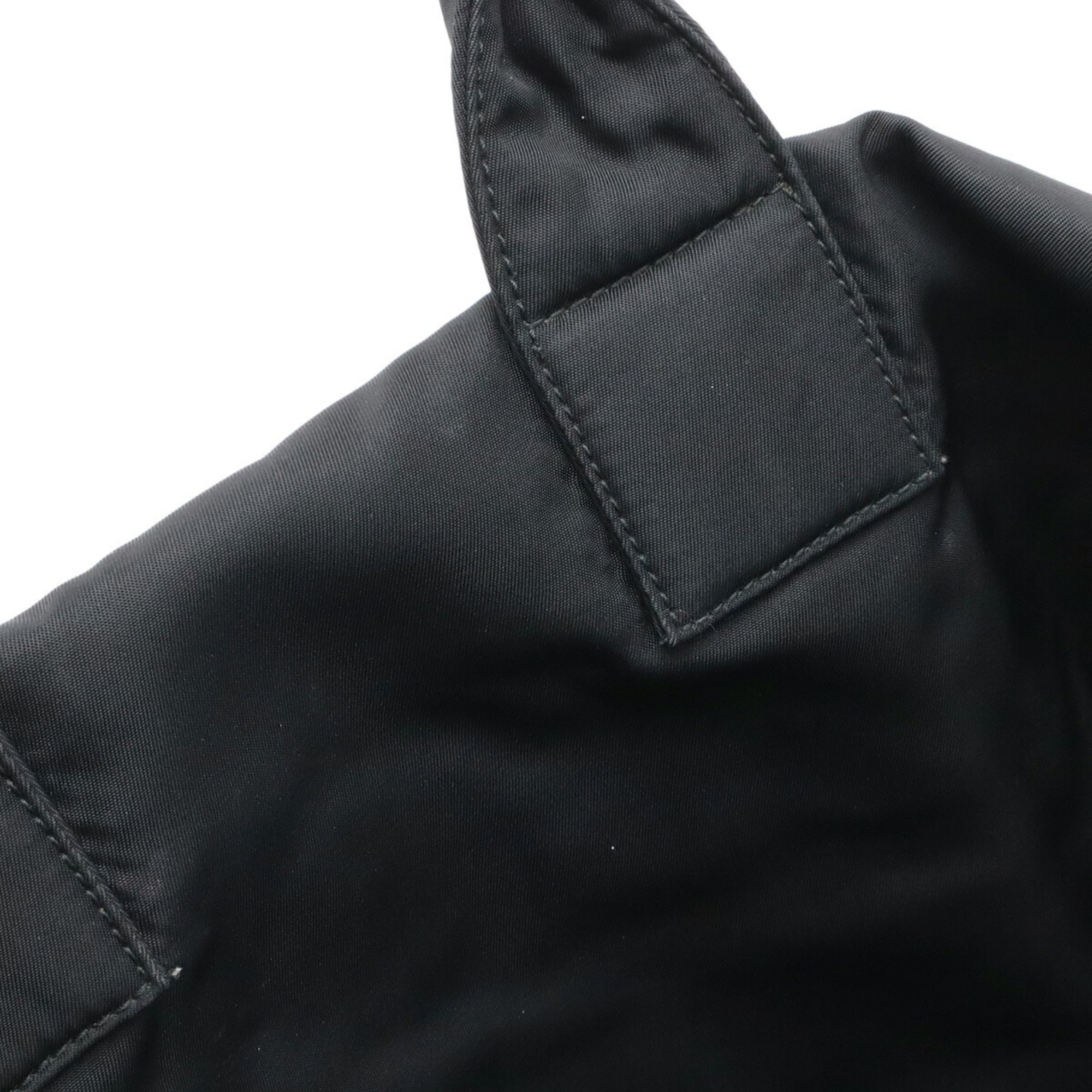 Prada Black Nero Nylon Shoulder Bag Tote Bag (Pre-Owned)