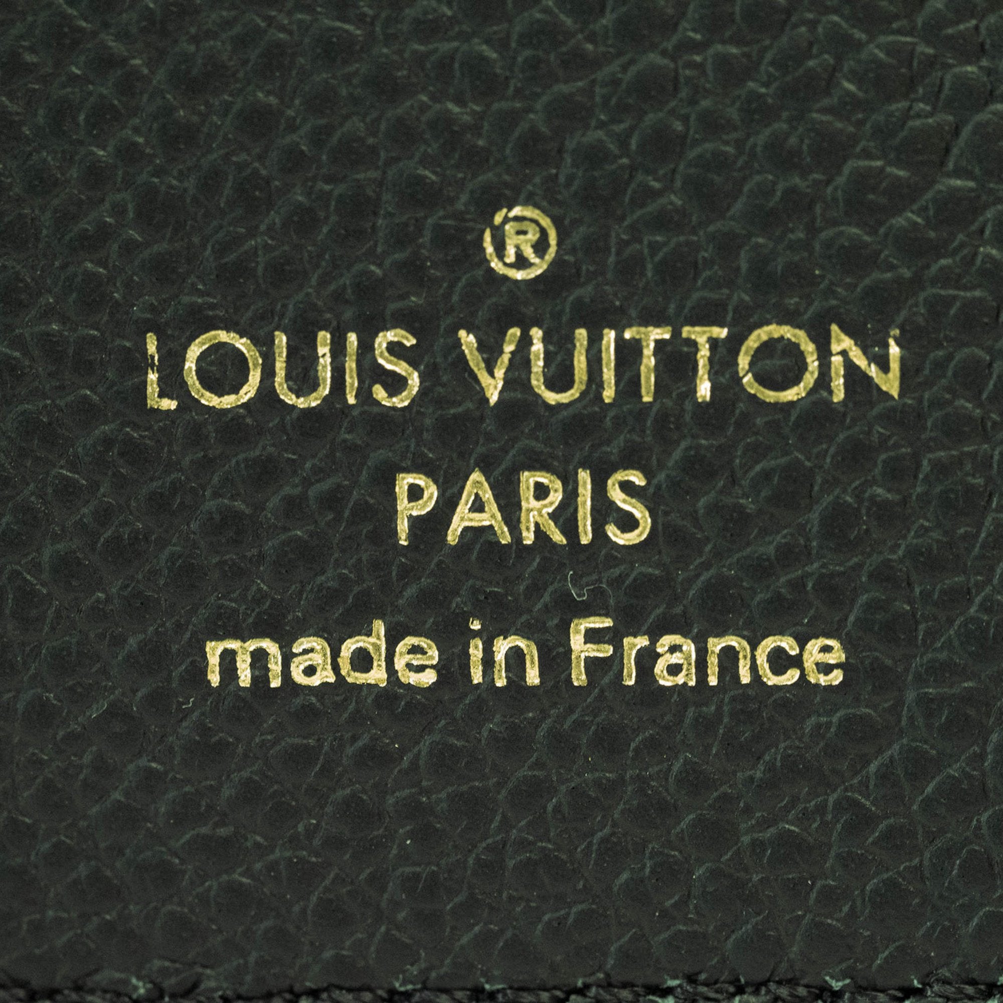 Louis Vuitton Noir Monogram Empreinte Wallet (Tri-Fold) (Pre-Owned)