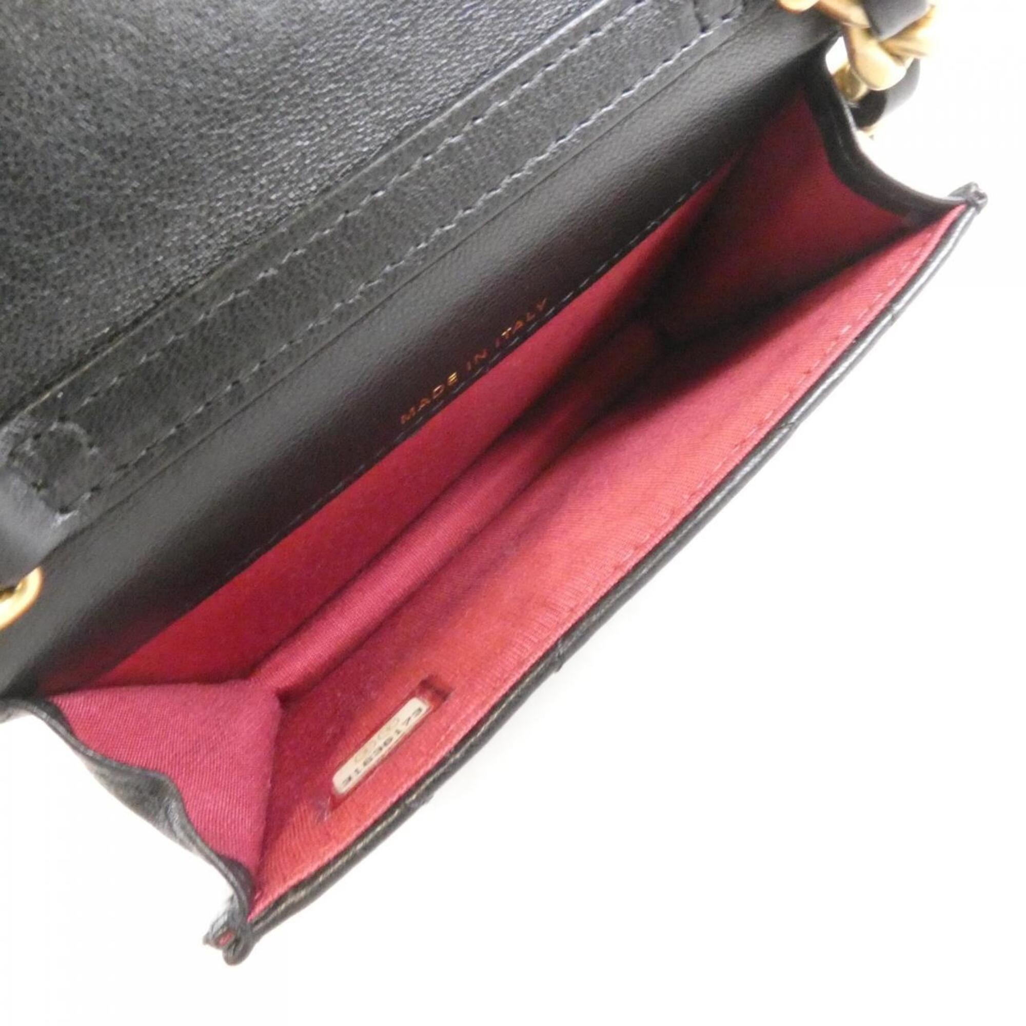 Chanel Black Leather Fanny Pack (Pre-Owned)