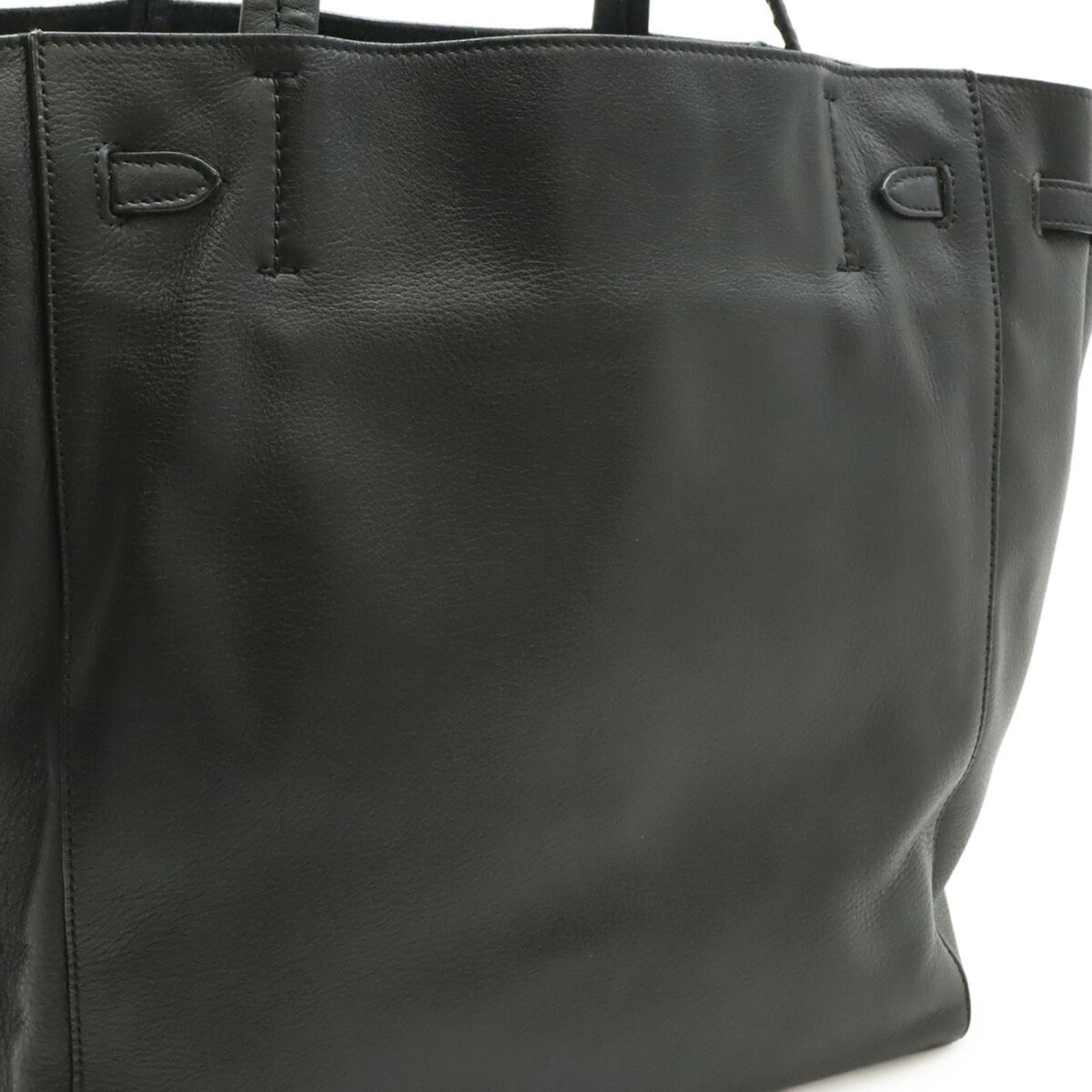 Celine Black Leather Shoulder Bag Tote Bag (Pre-Owned)