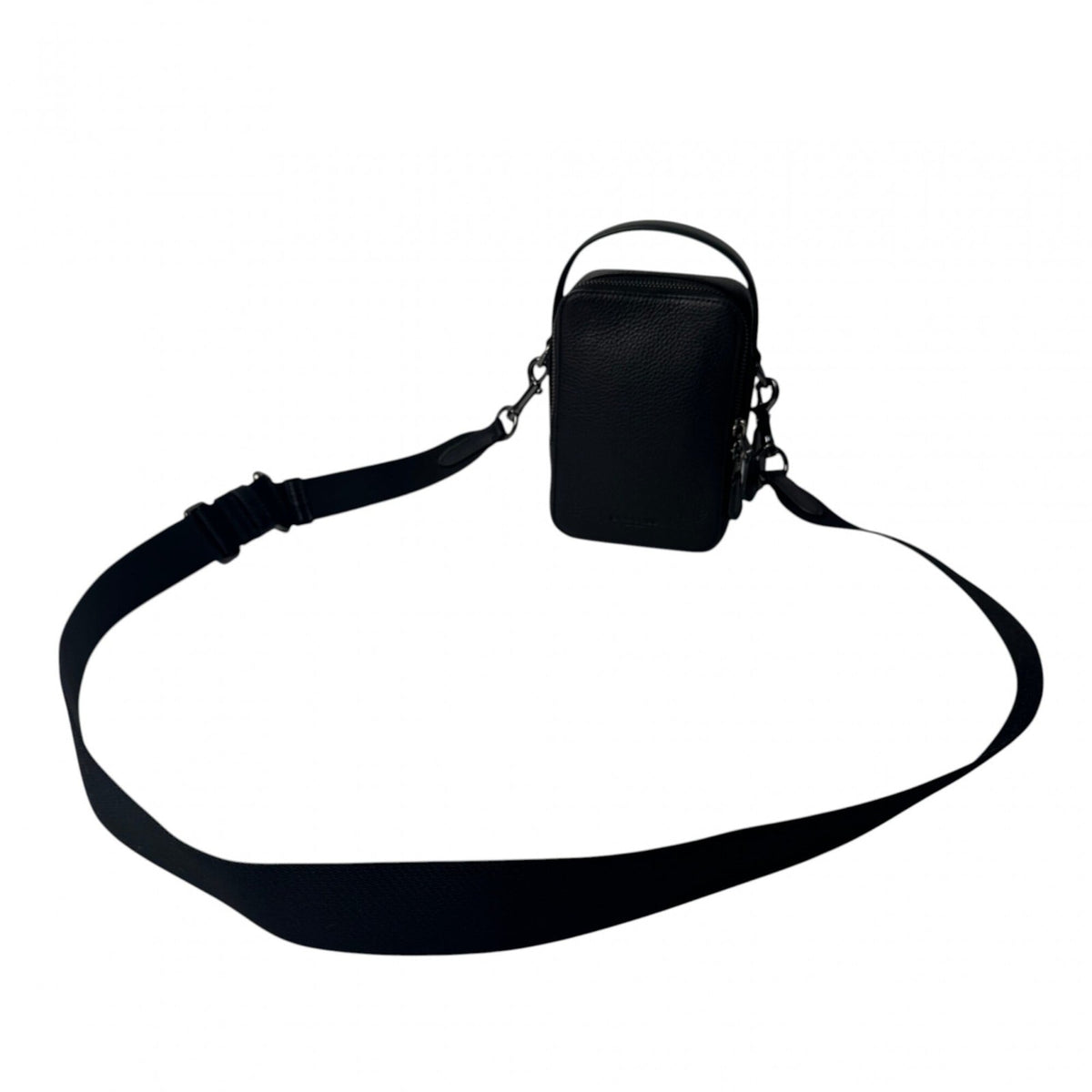 Coach Black Leather Shoulder Bag (Pre-Owned)